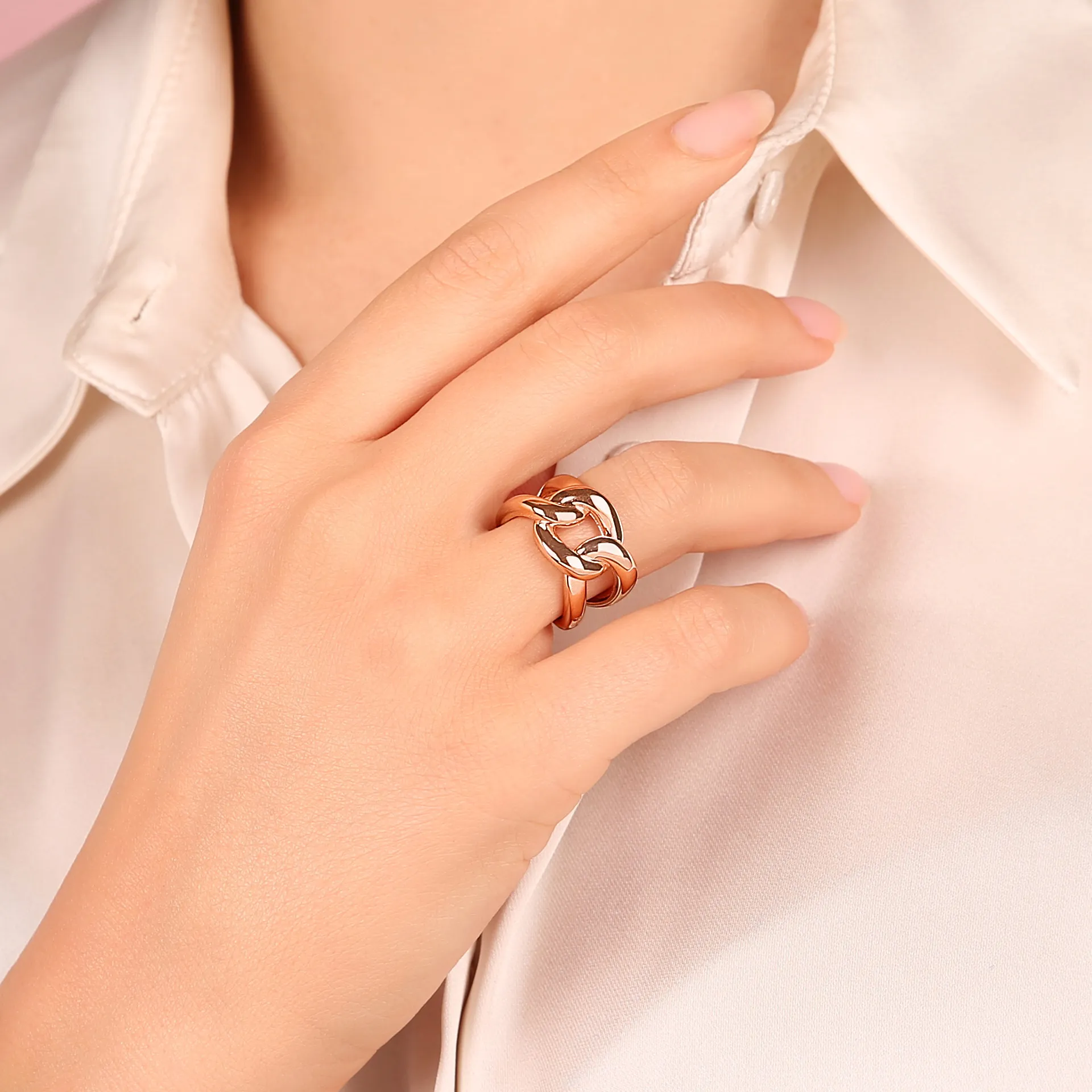 Женское кольцо из бронзы Purezza