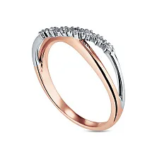 Женское кольцо из золота с бриллиантом по цене от 60 480 ₽