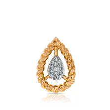 Женская подвеска из золота с бриллиантом по цене от 9 450 ₽