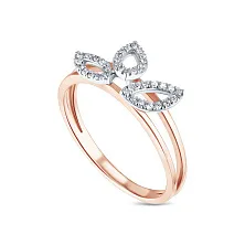 Женское кольцо из золота с бриллиантом по цене от 77 112 ₽