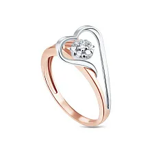 Женское кольцо из золота с бриллиантом по цене от 59 500 ₽