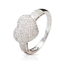 Женское кольцо из золота с бриллиантом по цене от 174 720 ₽