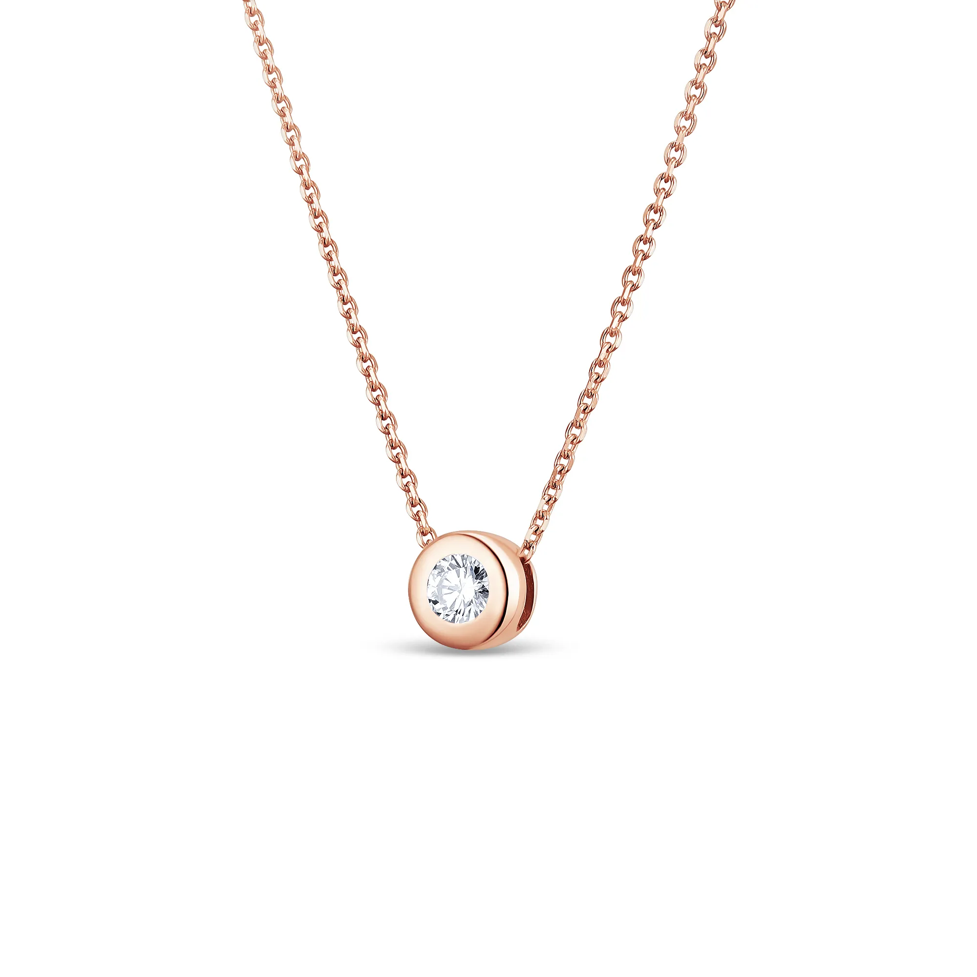 Подвеска из золота с бриллиантом, 585 проба