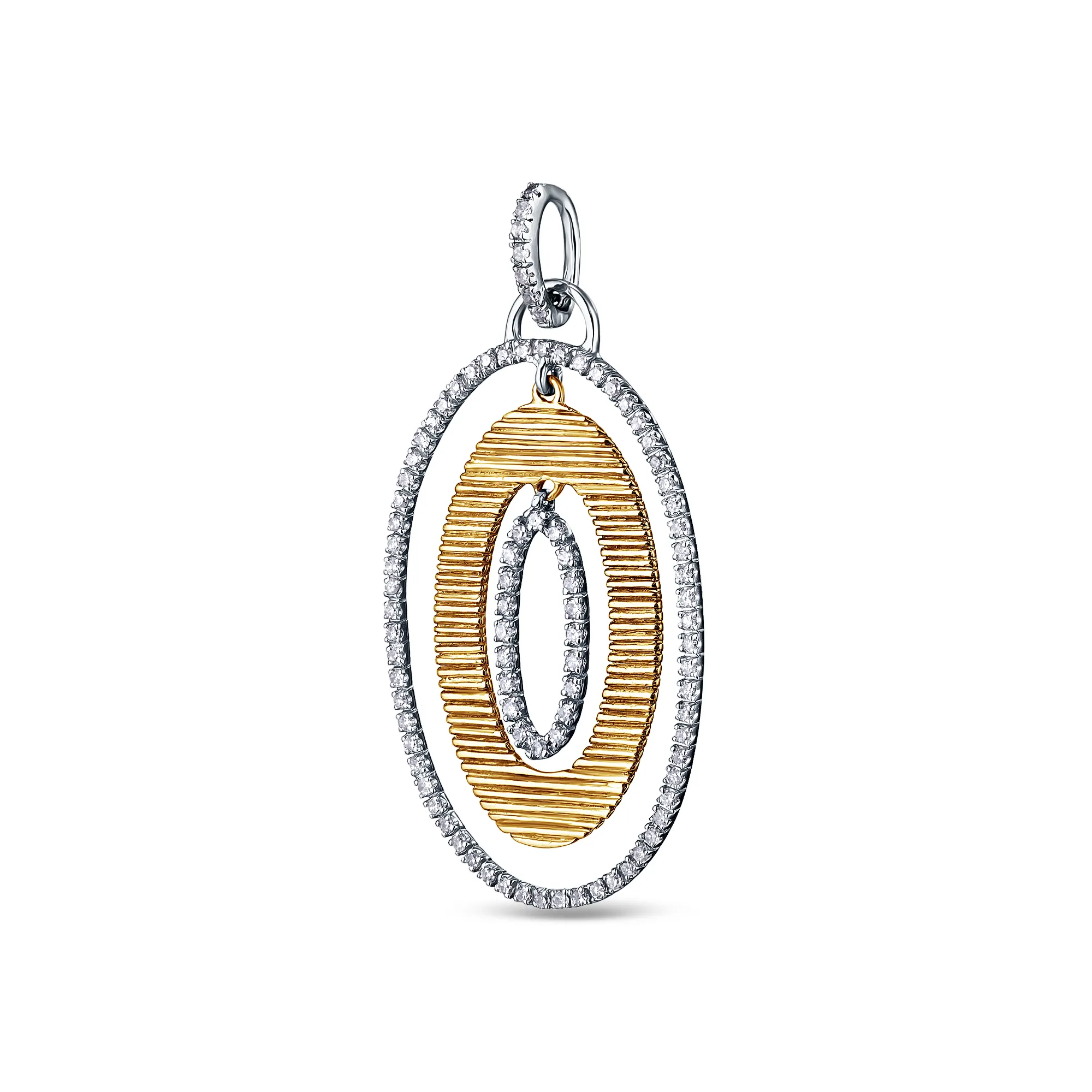 Женская подвеска из золота с бриллиантом