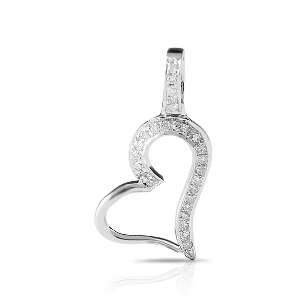 Женская подвеска из золота с бриллиантом