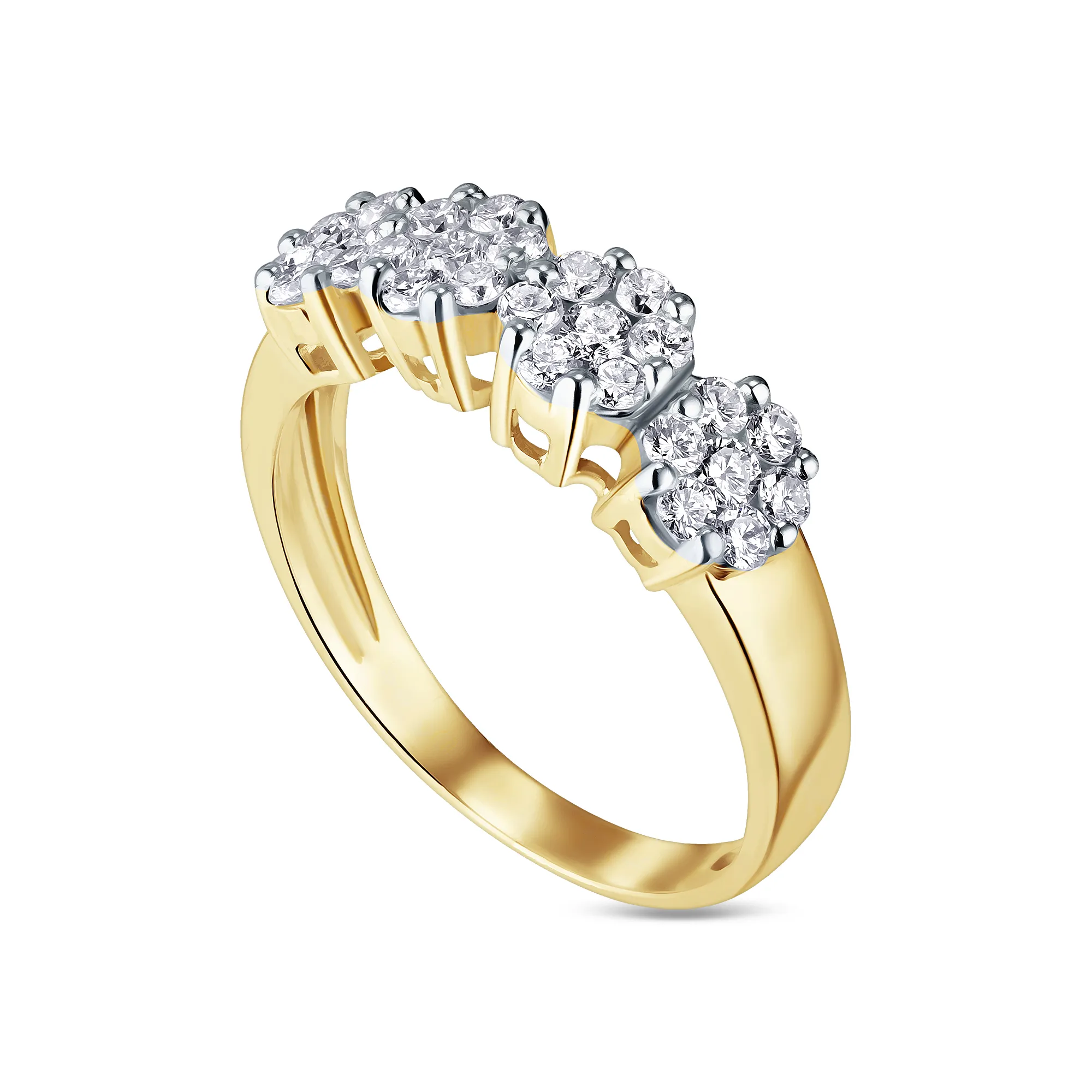 Женское кольцо из золота с бриллиантом