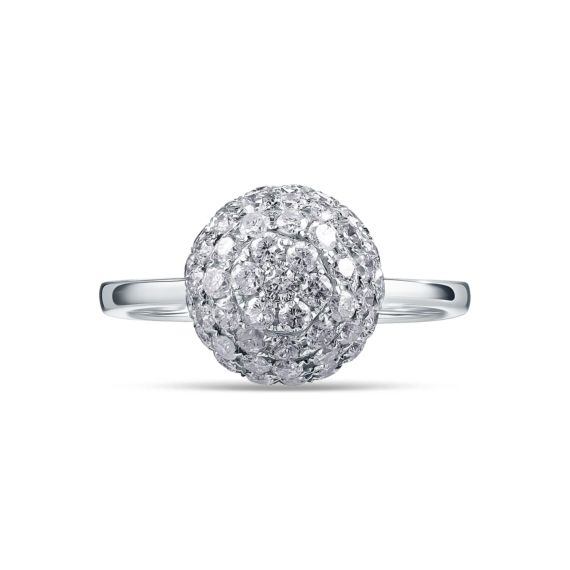 Женское кольцо из золота с бриллиантом