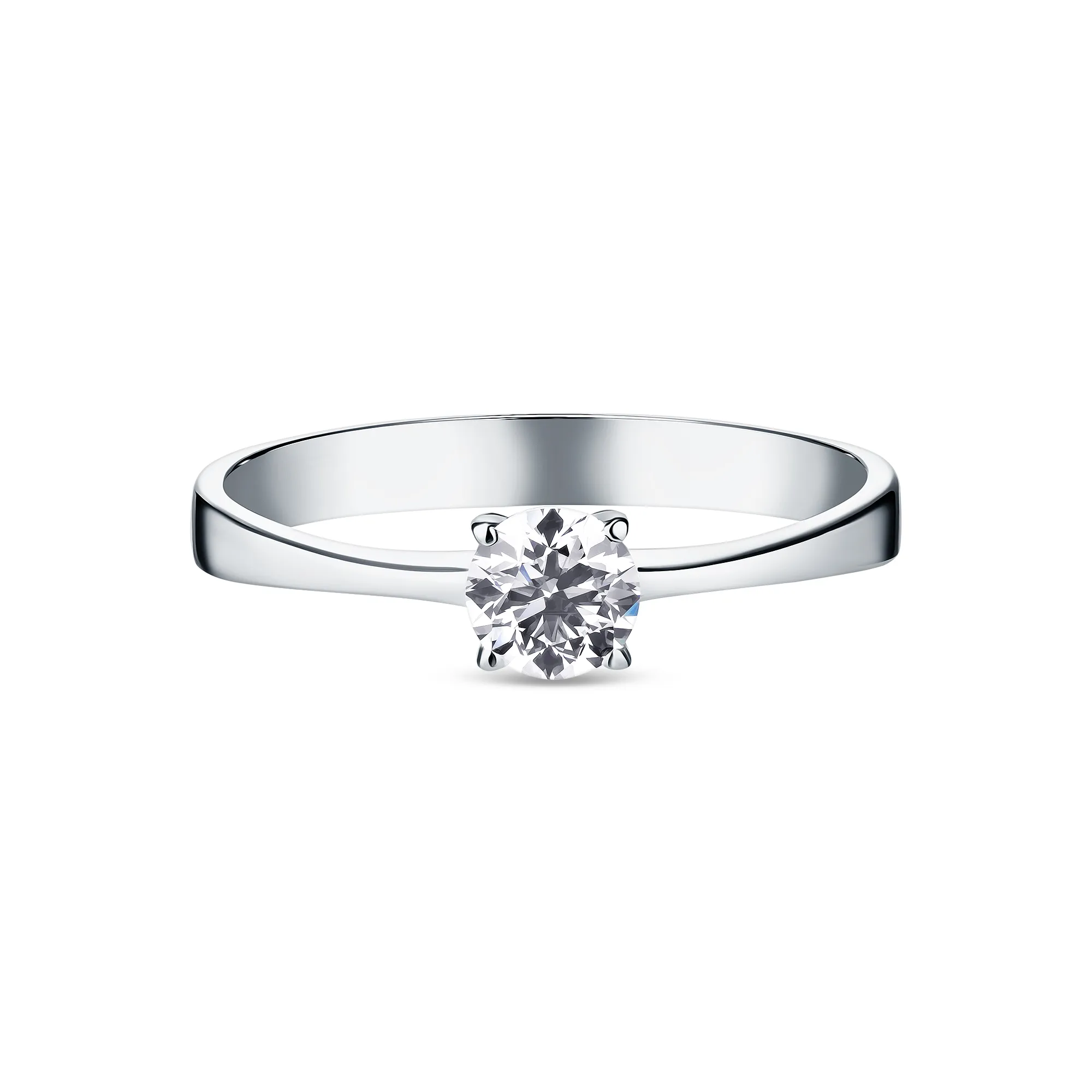 Кольцо из золота с бриллиантом