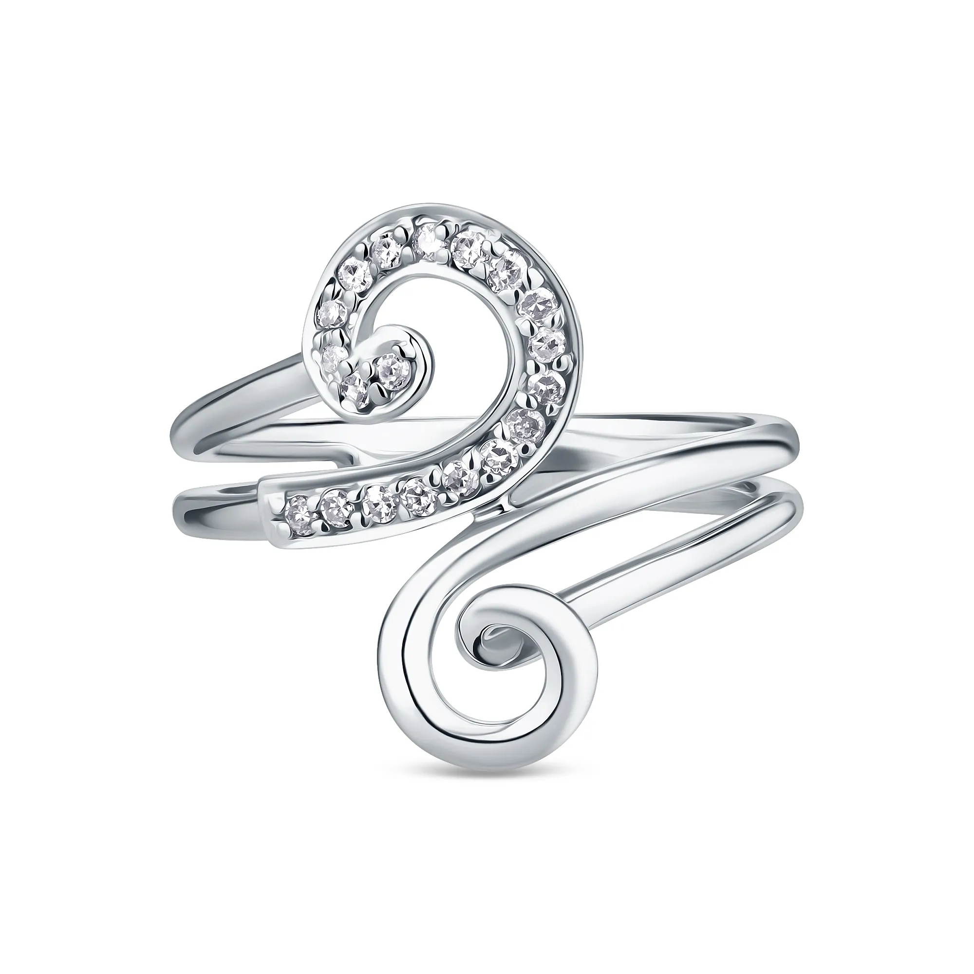 Женское кольцо из золота с бриллиантом