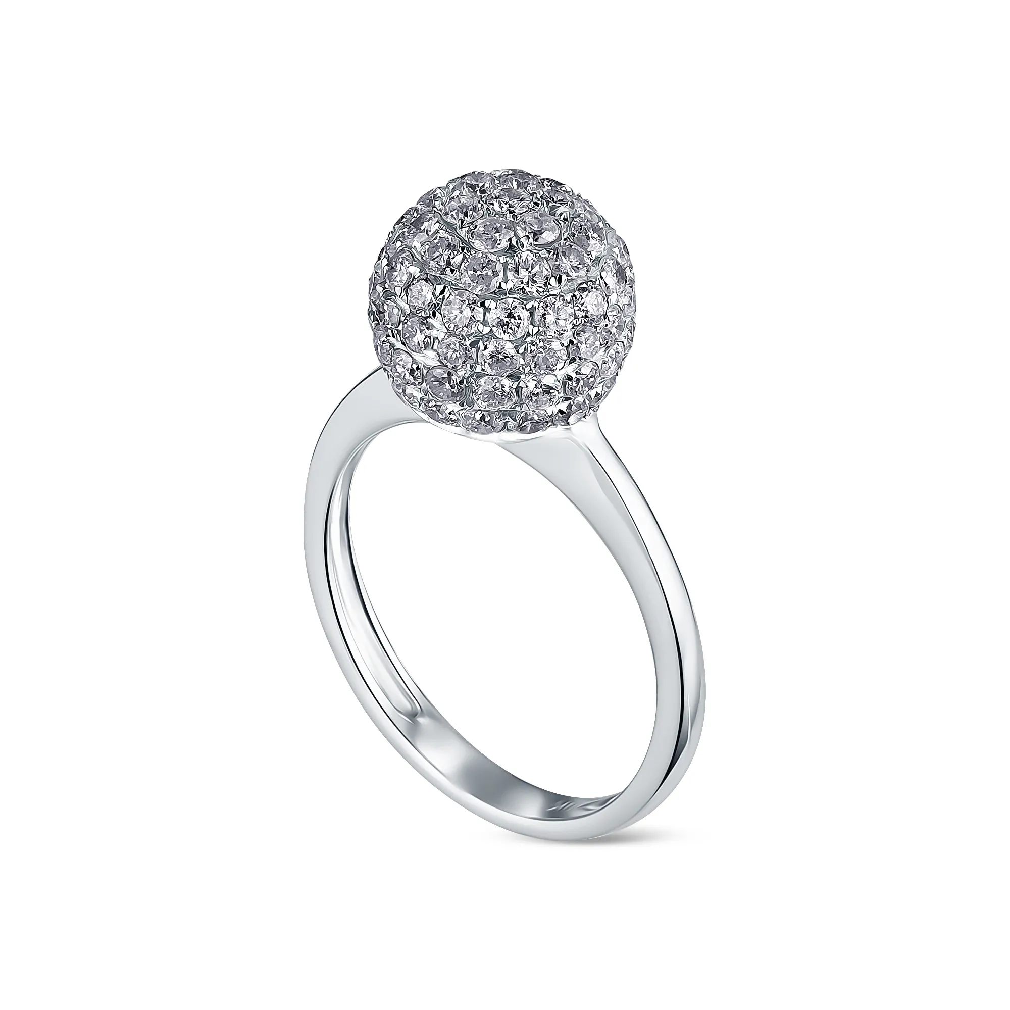 Женское кольцо из золота с бриллиантом