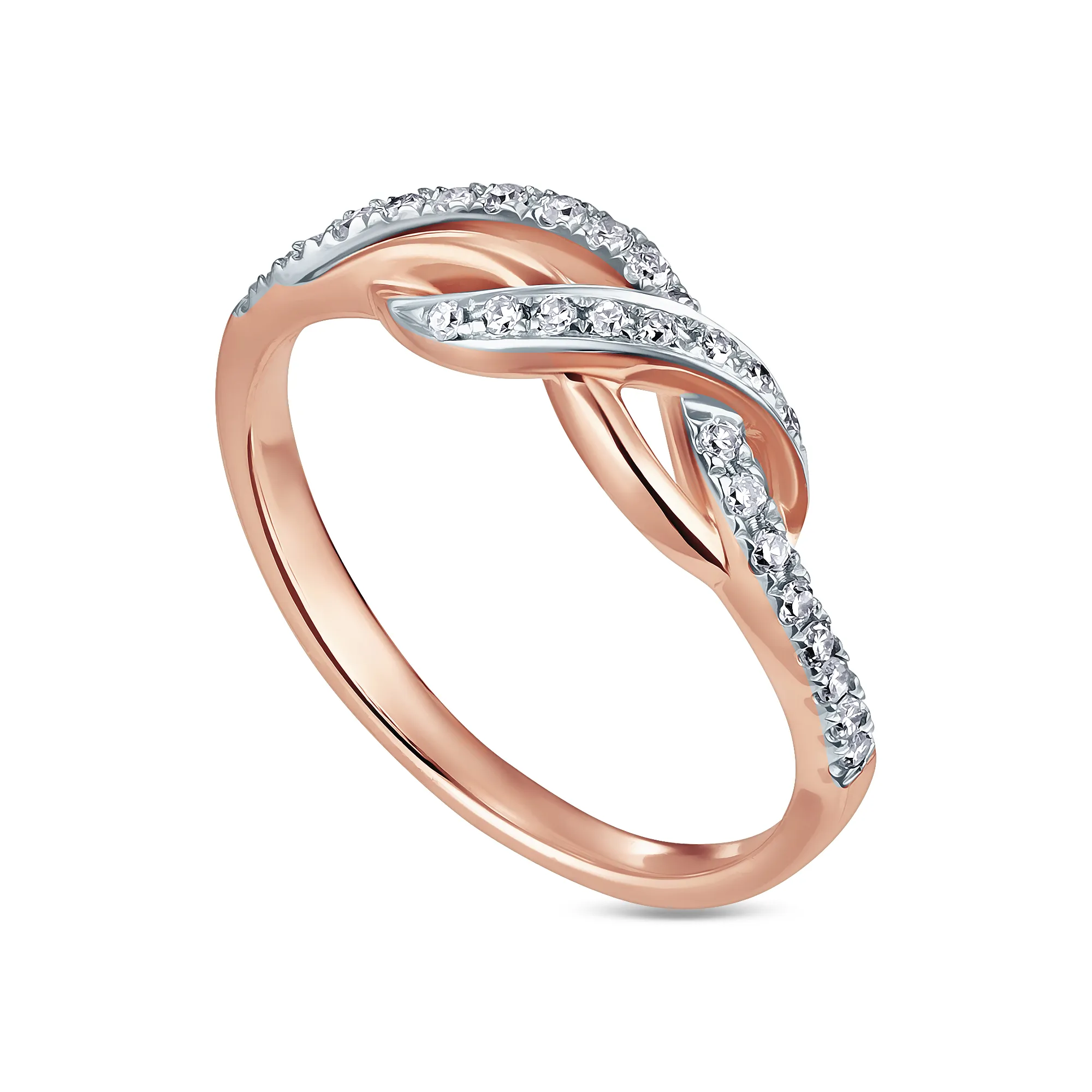 Женское кольцо из золота с бриллиантом