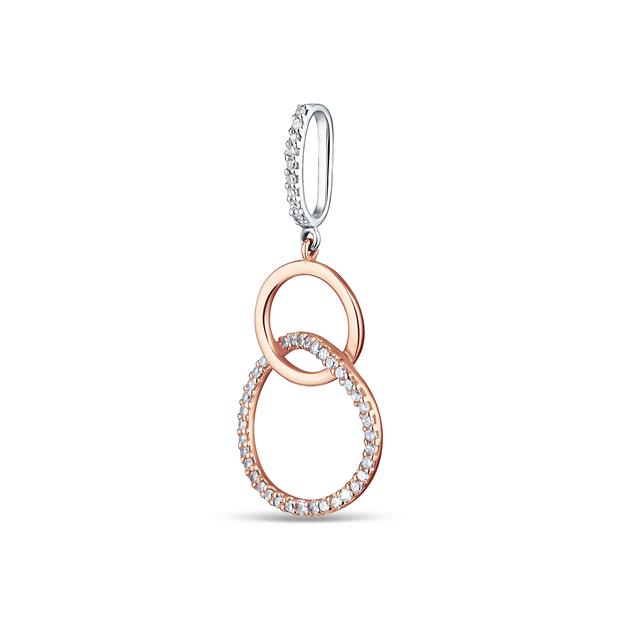 Женская подвеска из золота с бриллиантом