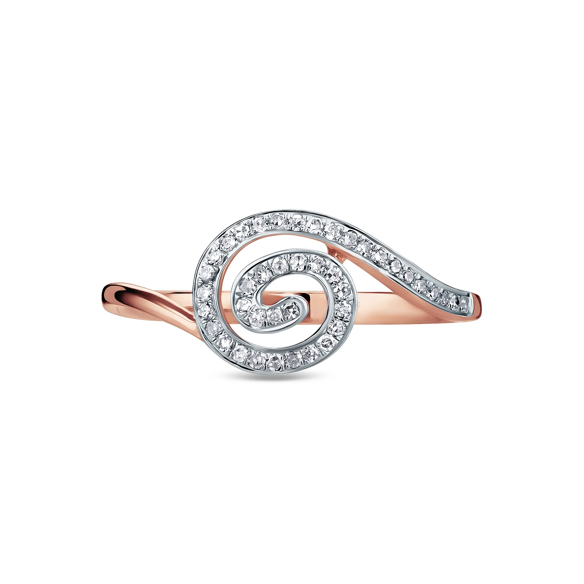 Женское кольцо из золота с бриллиантом