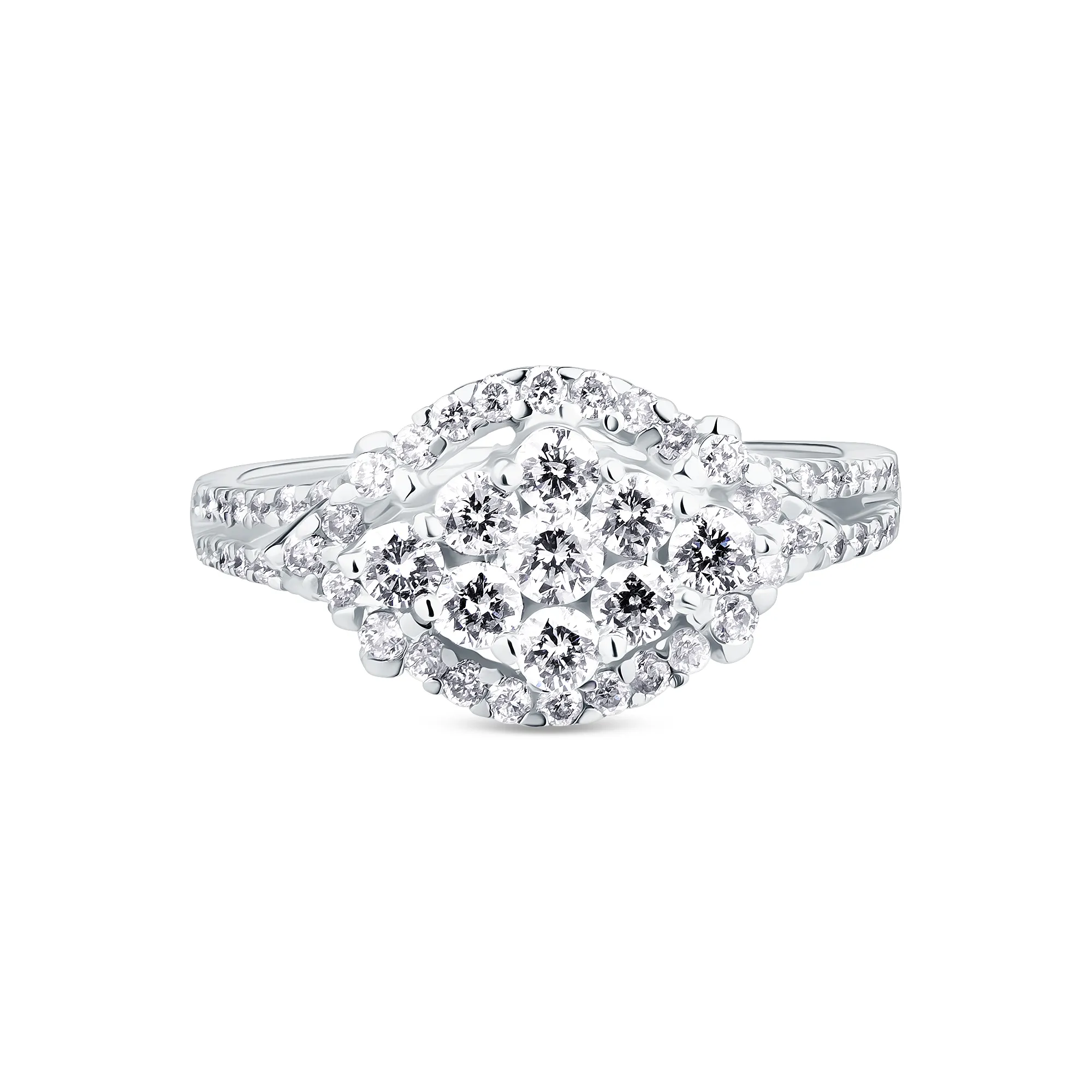 Женское кольцо из золота с бриллиантом