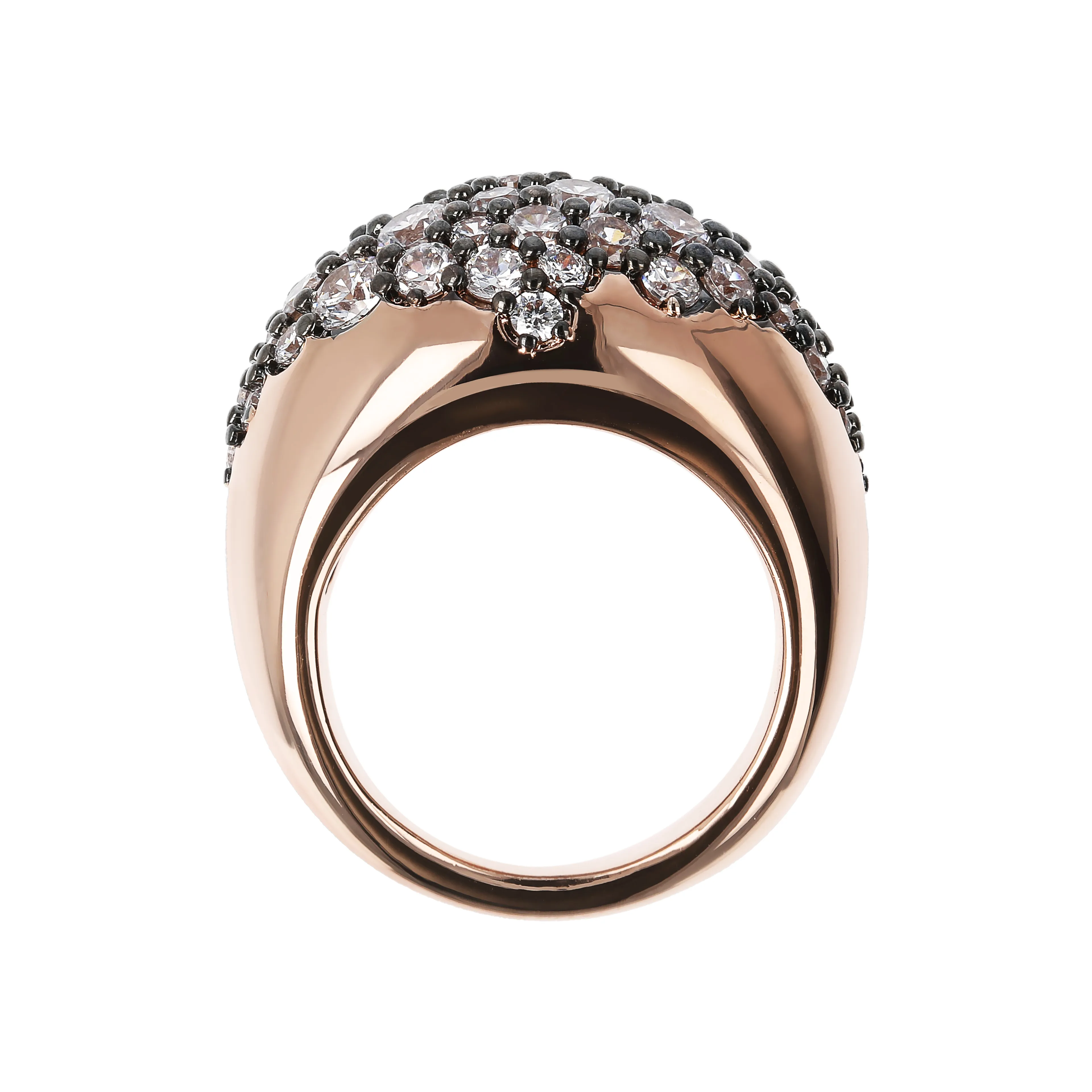 Женское кольцо из бронзы Bronzallure Aurora цирконием