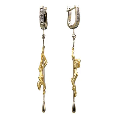 Женские серьги из золота