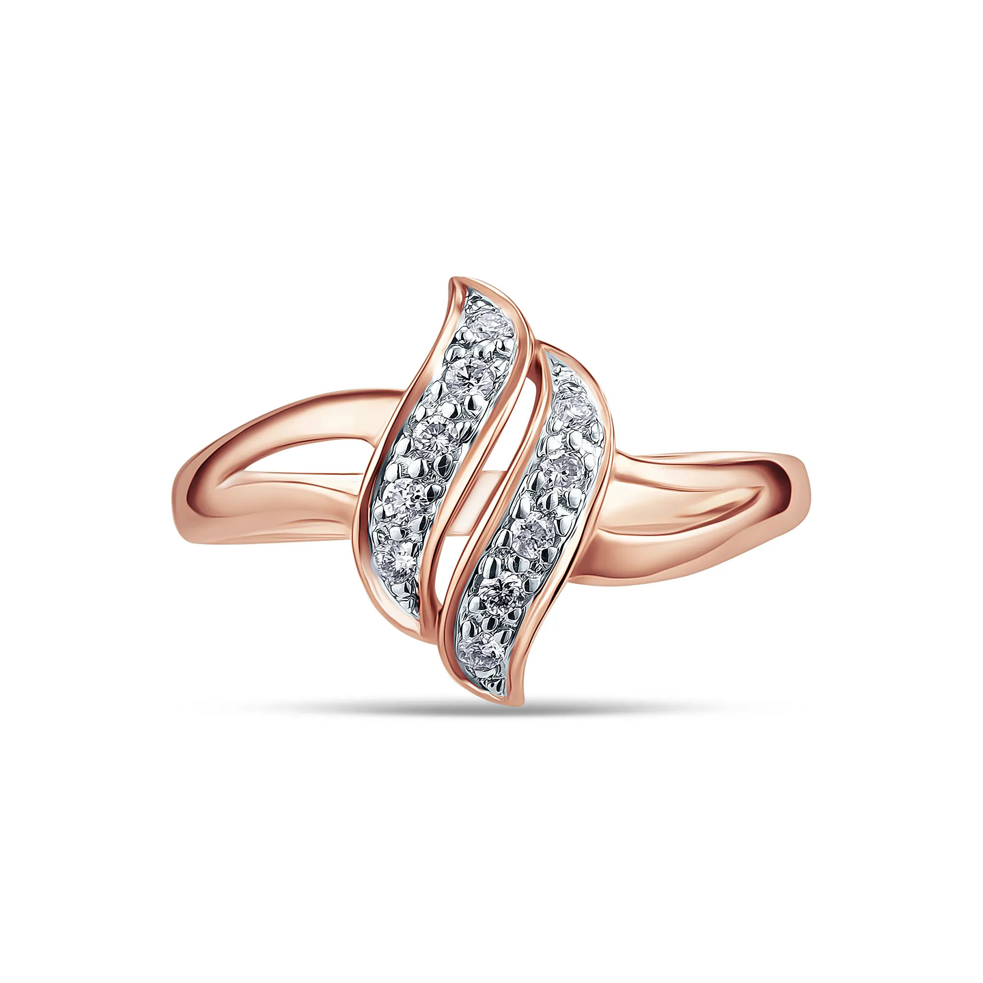 Женское кольцо из золота с бриллиантом