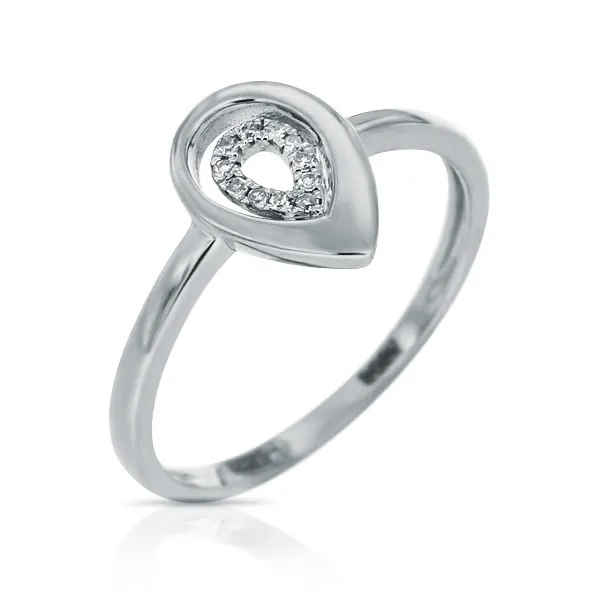 Женское кольцо из золота с бриллиантом