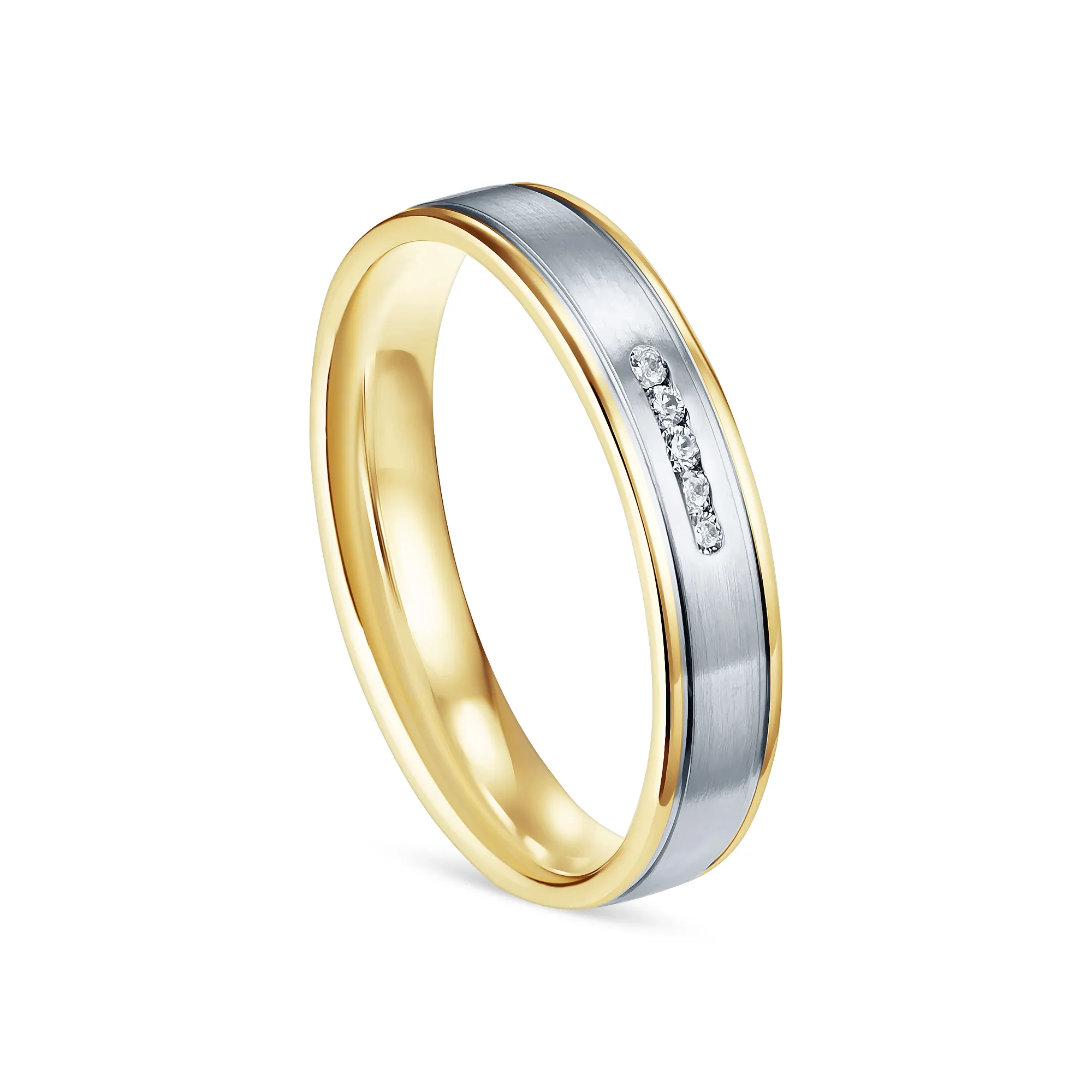 Женское кольцо из золота с бриллиантом