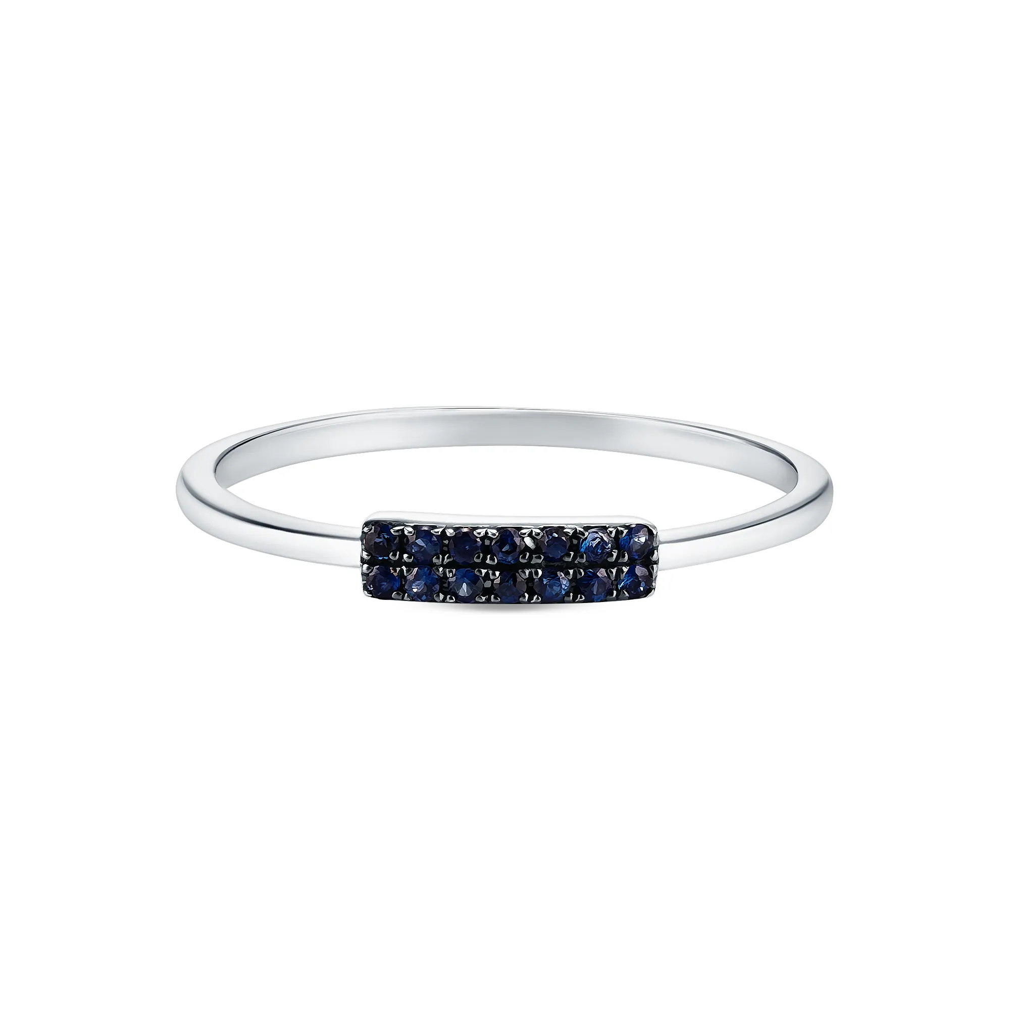 Женское кольцо из золота с сапфиром