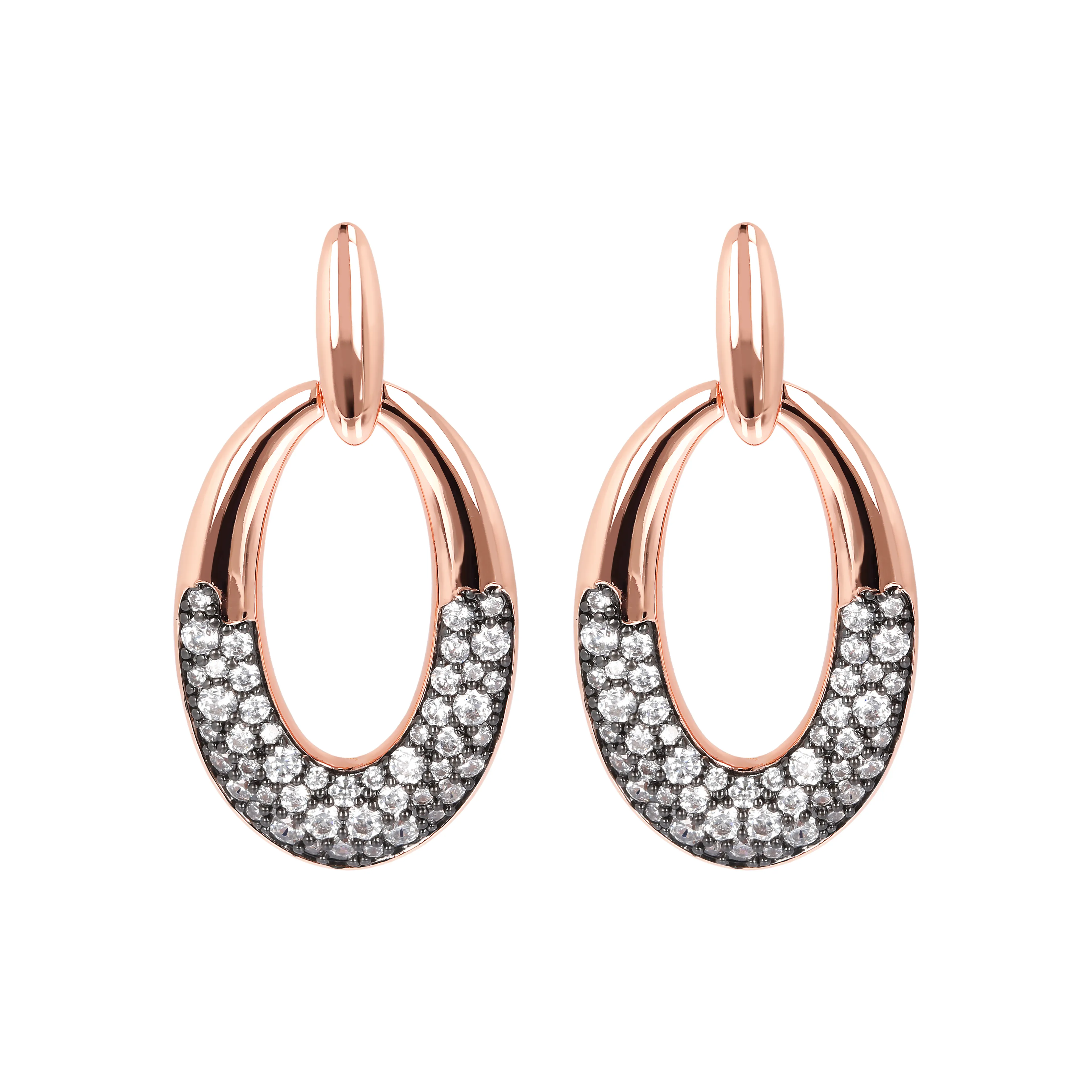 Женские серьги из бронзы Bronzallure Aurora цирконием