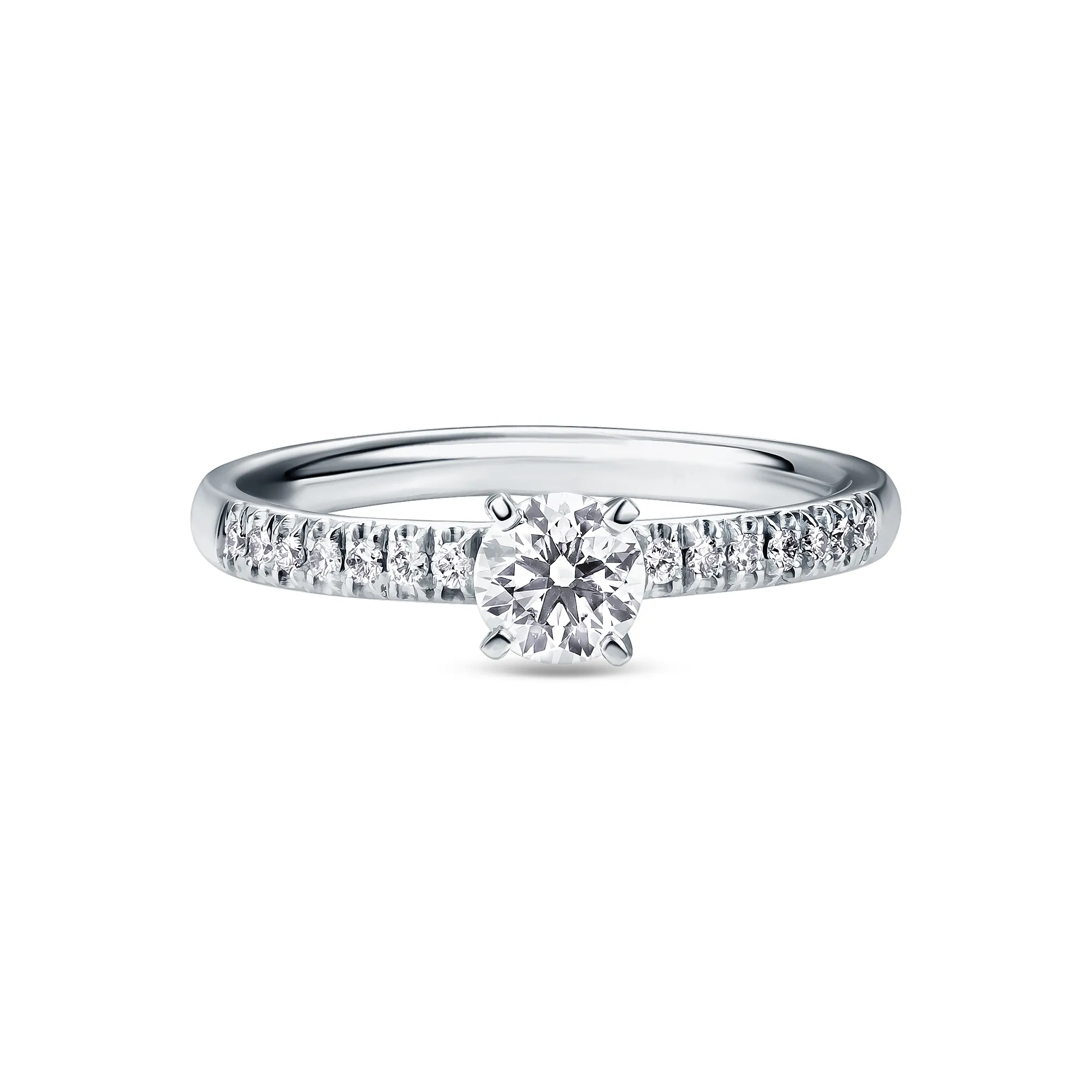 Женское кольцо из золота бриллиантом