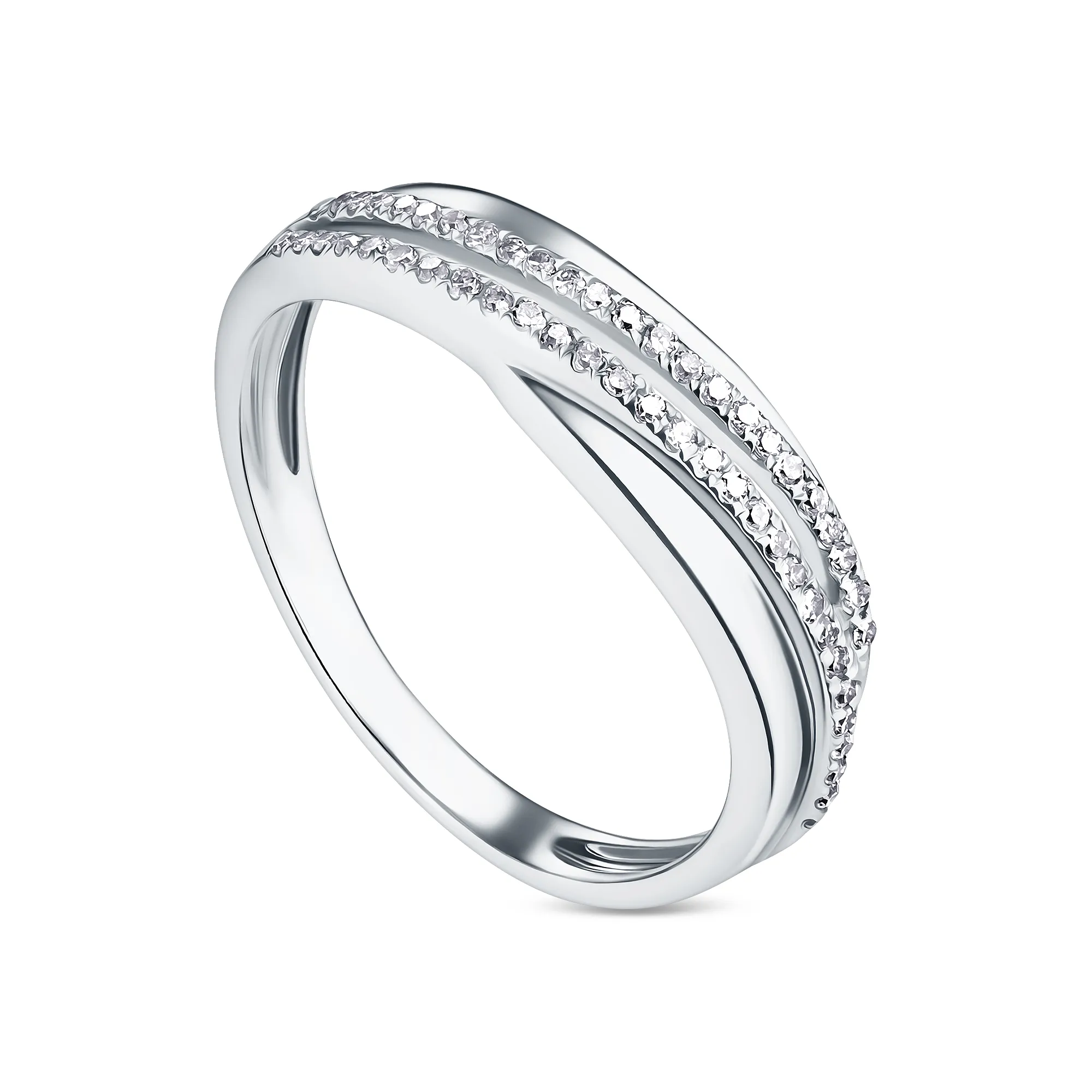 Женское кольцо из золота с бриллиантом