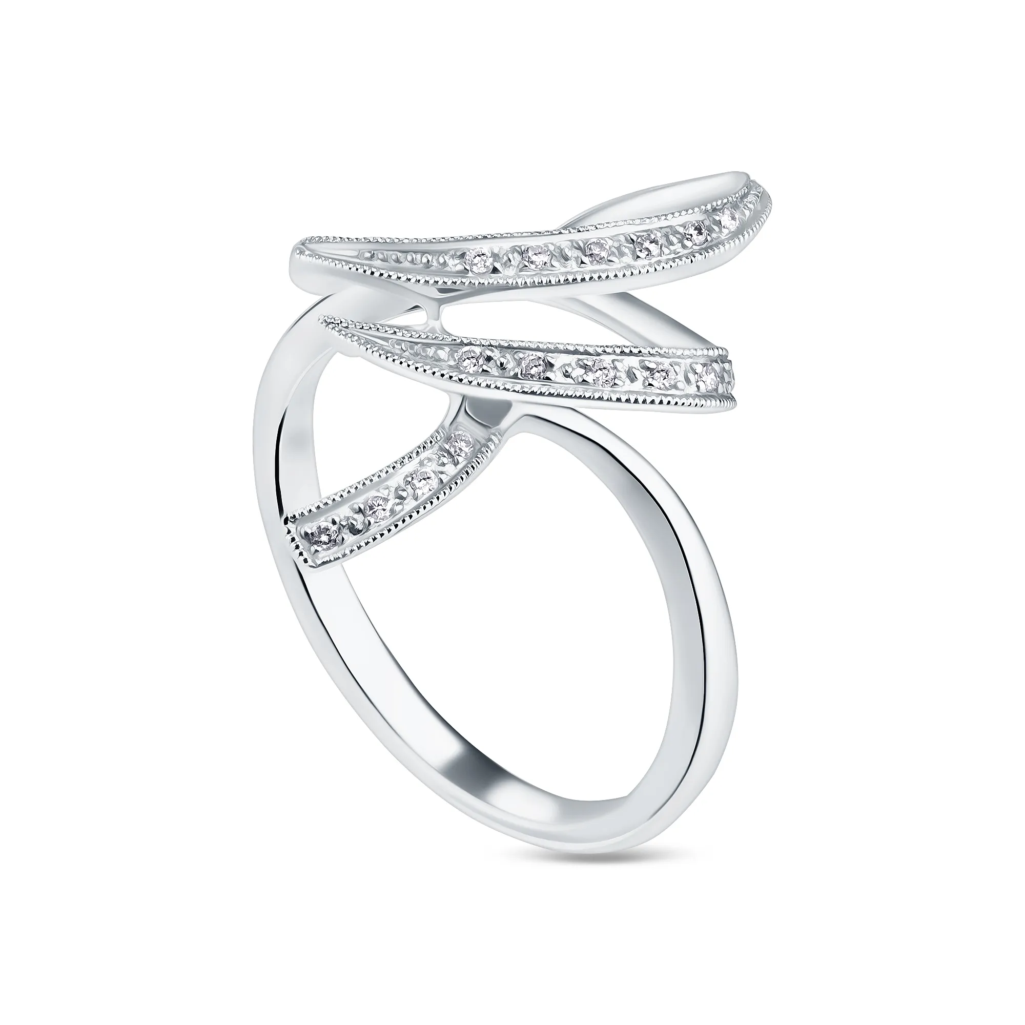 Женское кольцо из золота с бриллиантом