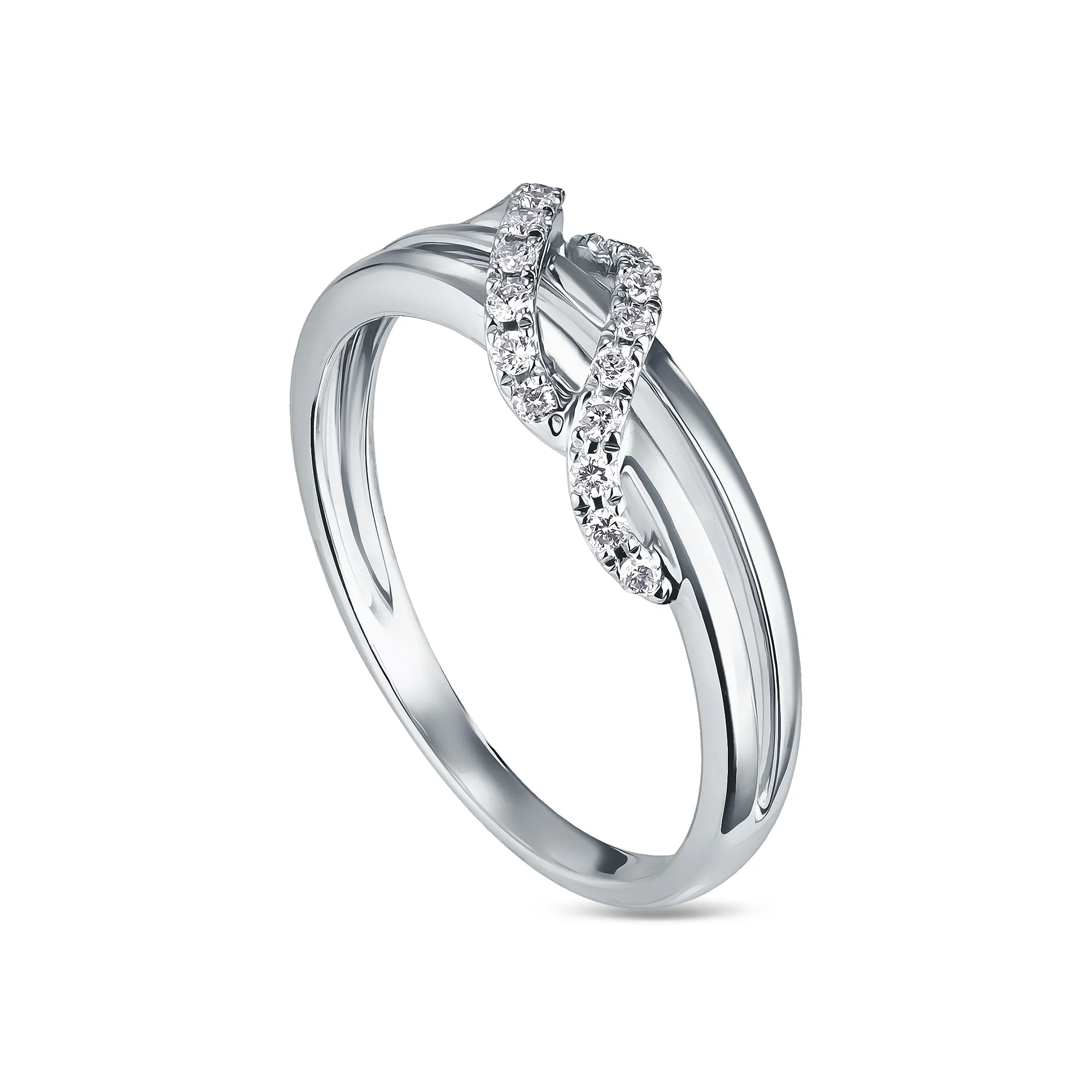 Женское кольцо из золота с бриллиантом