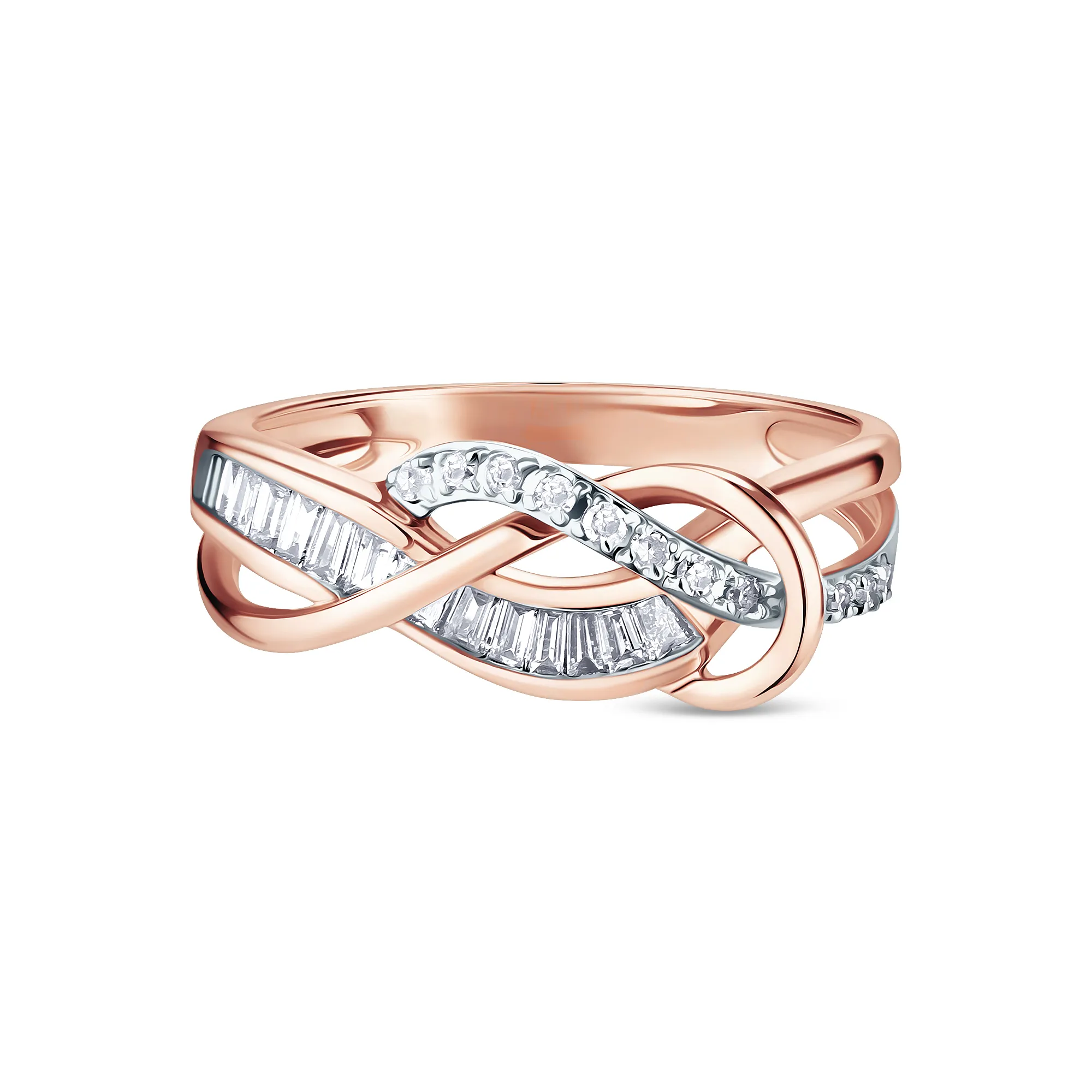 Женское кольцо из золота с бриллиантом