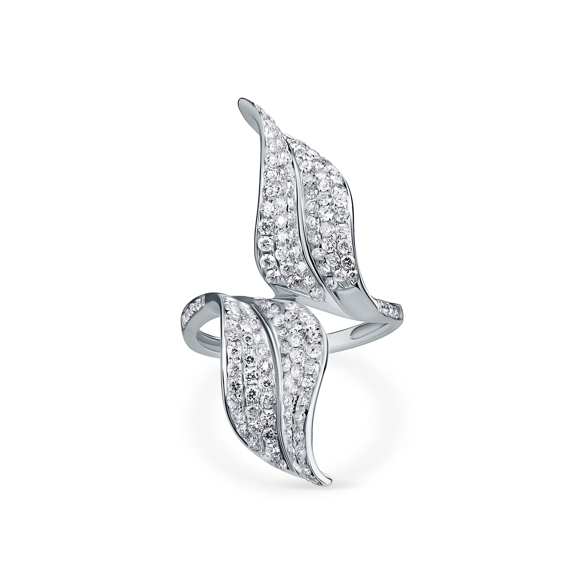 Женское кольцо из золота с бриллиантом