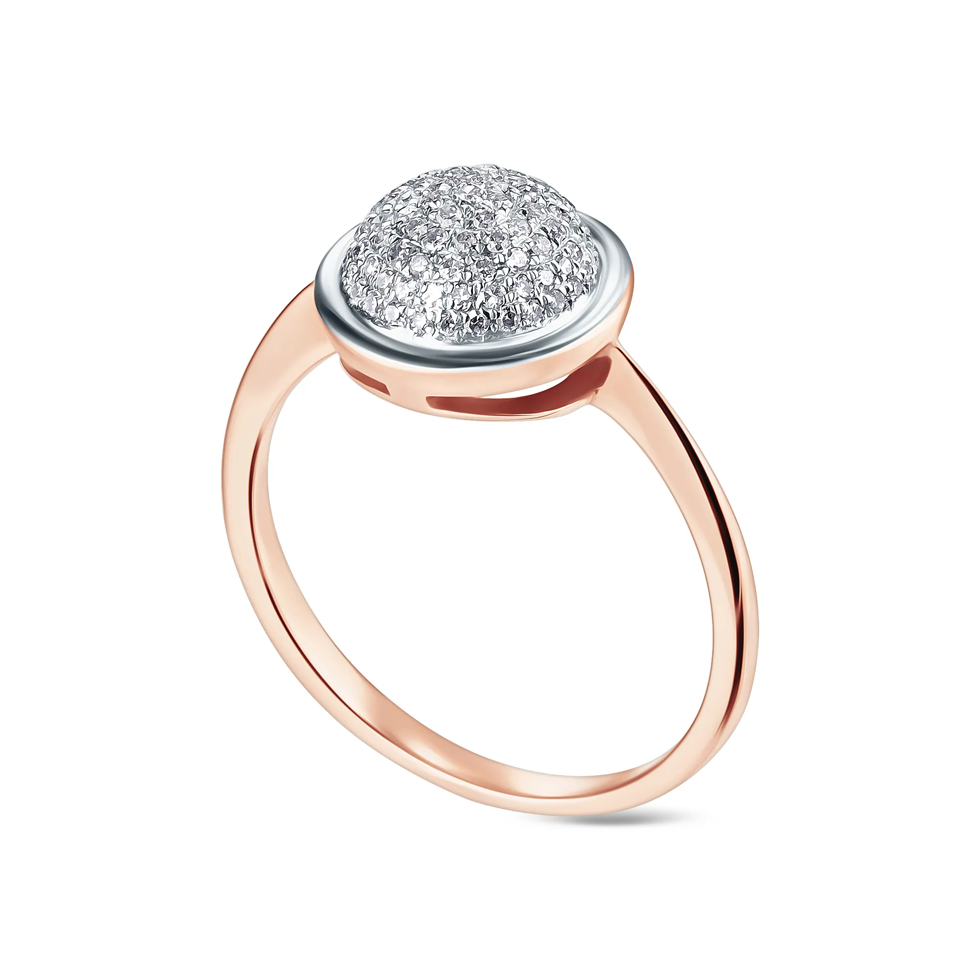 Женское кольцо из золота с бриллиантом