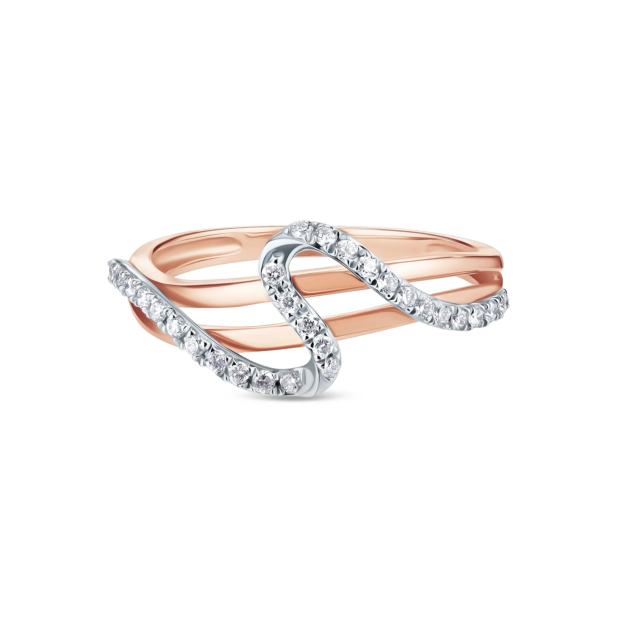 Женское кольцо из золота с бриллиантом