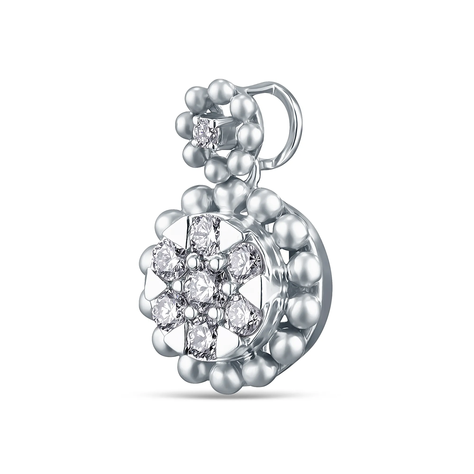 Женская подвеска из золота с бриллиантом