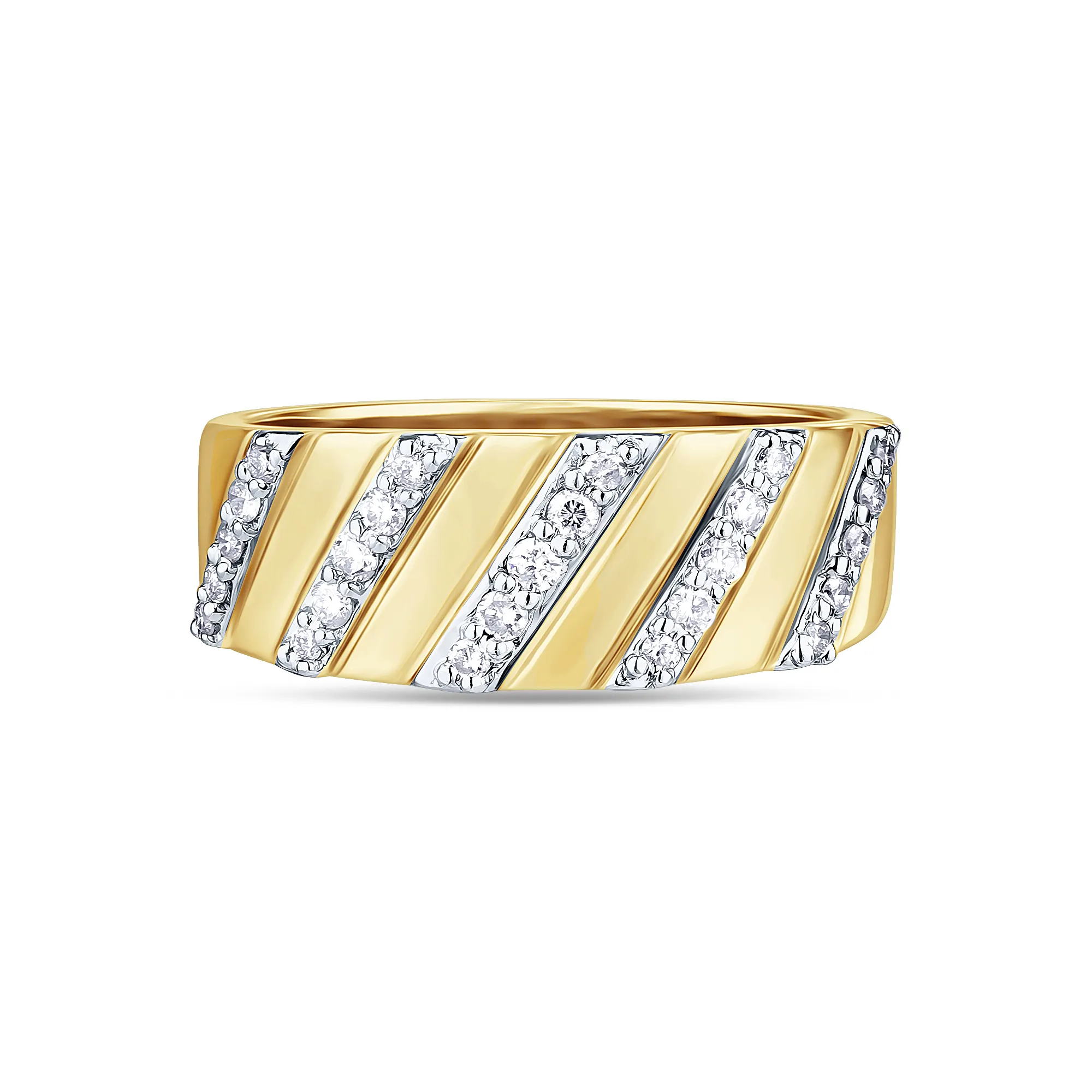 Женское кольцо из золота с бриллиантом