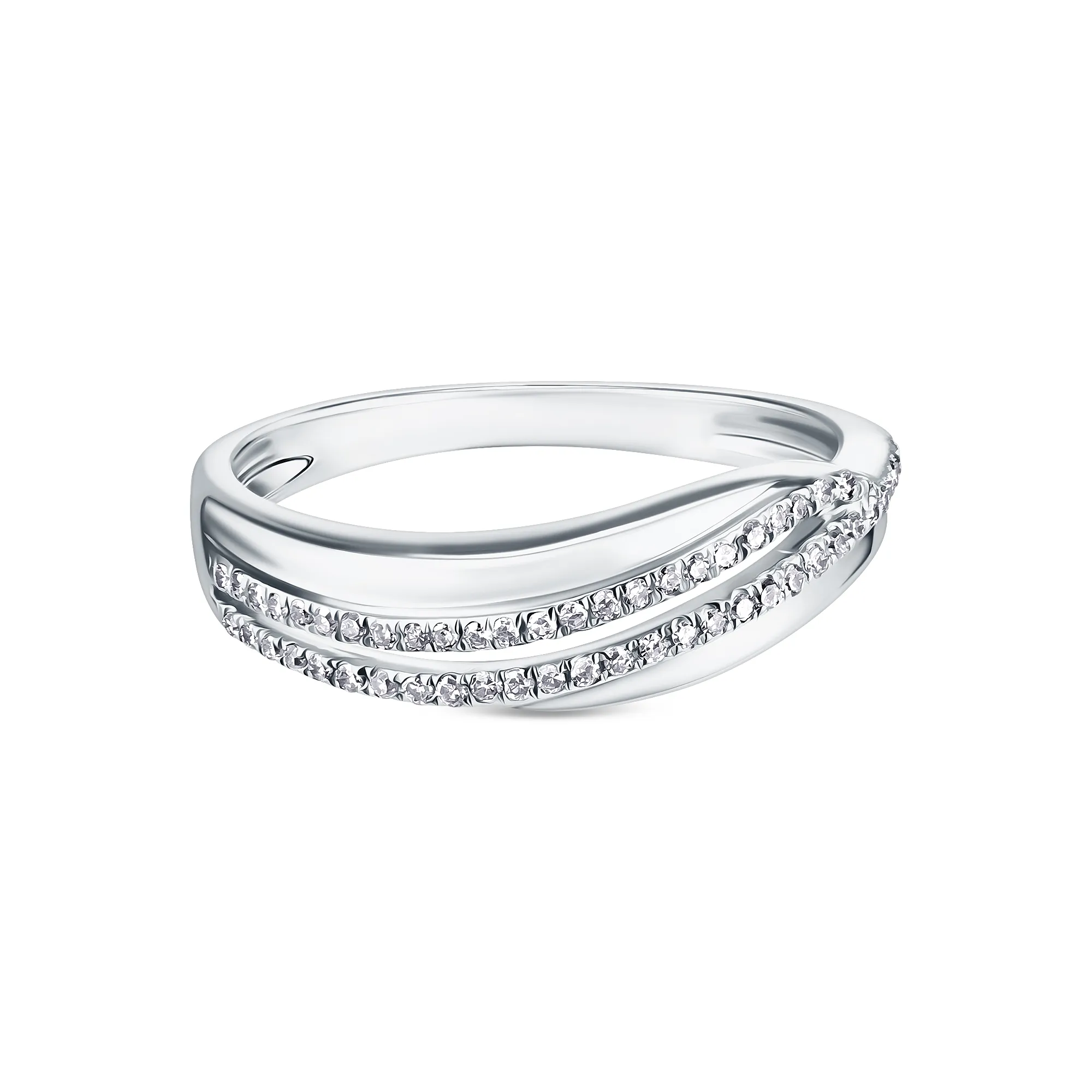 Женское кольцо из золота с бриллиантом