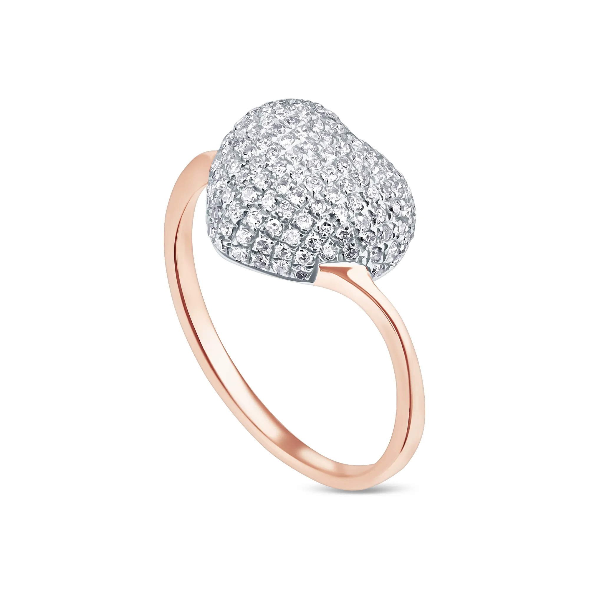 Женское кольцо из золота с бриллиантом