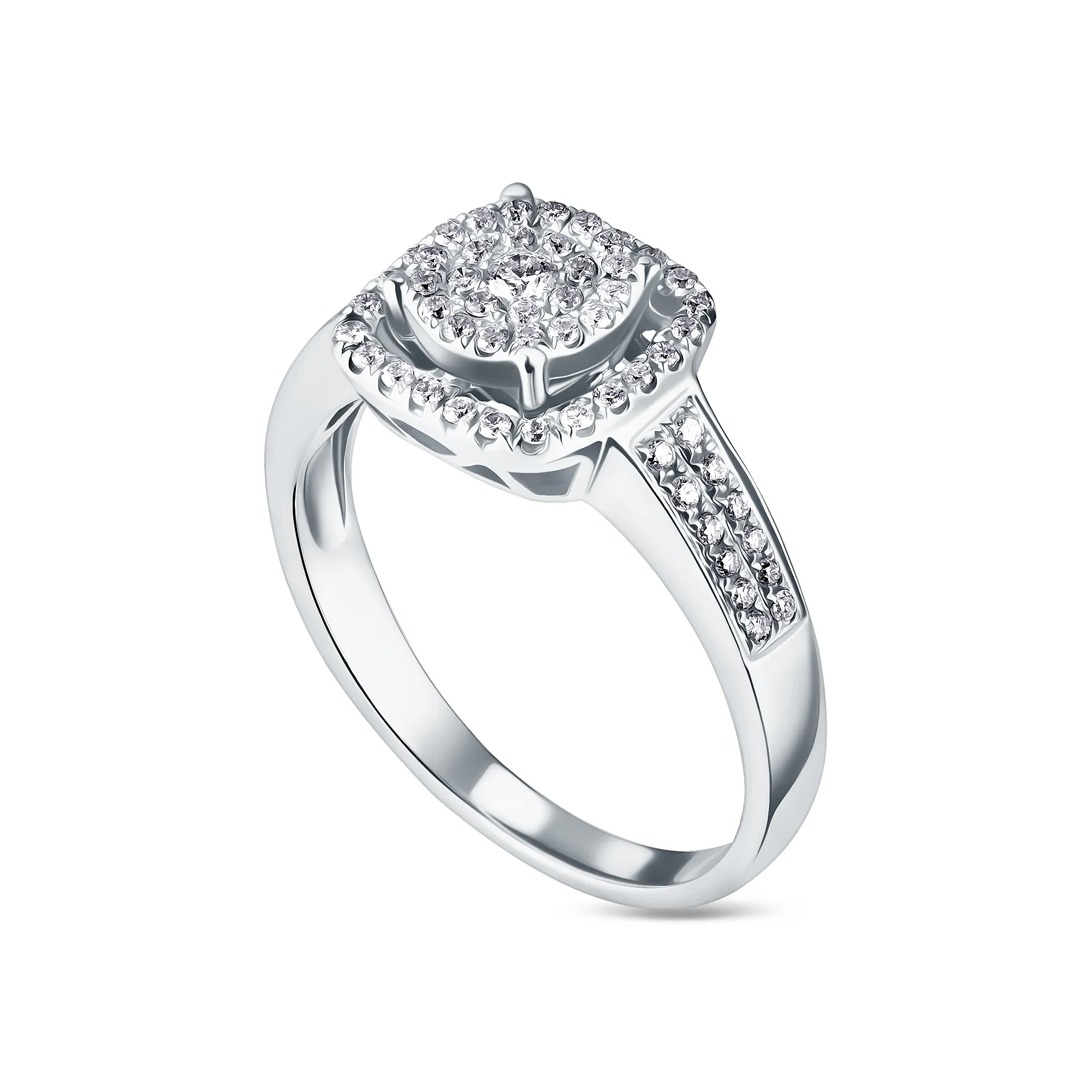 Женское кольцо из золота с бриллиантом