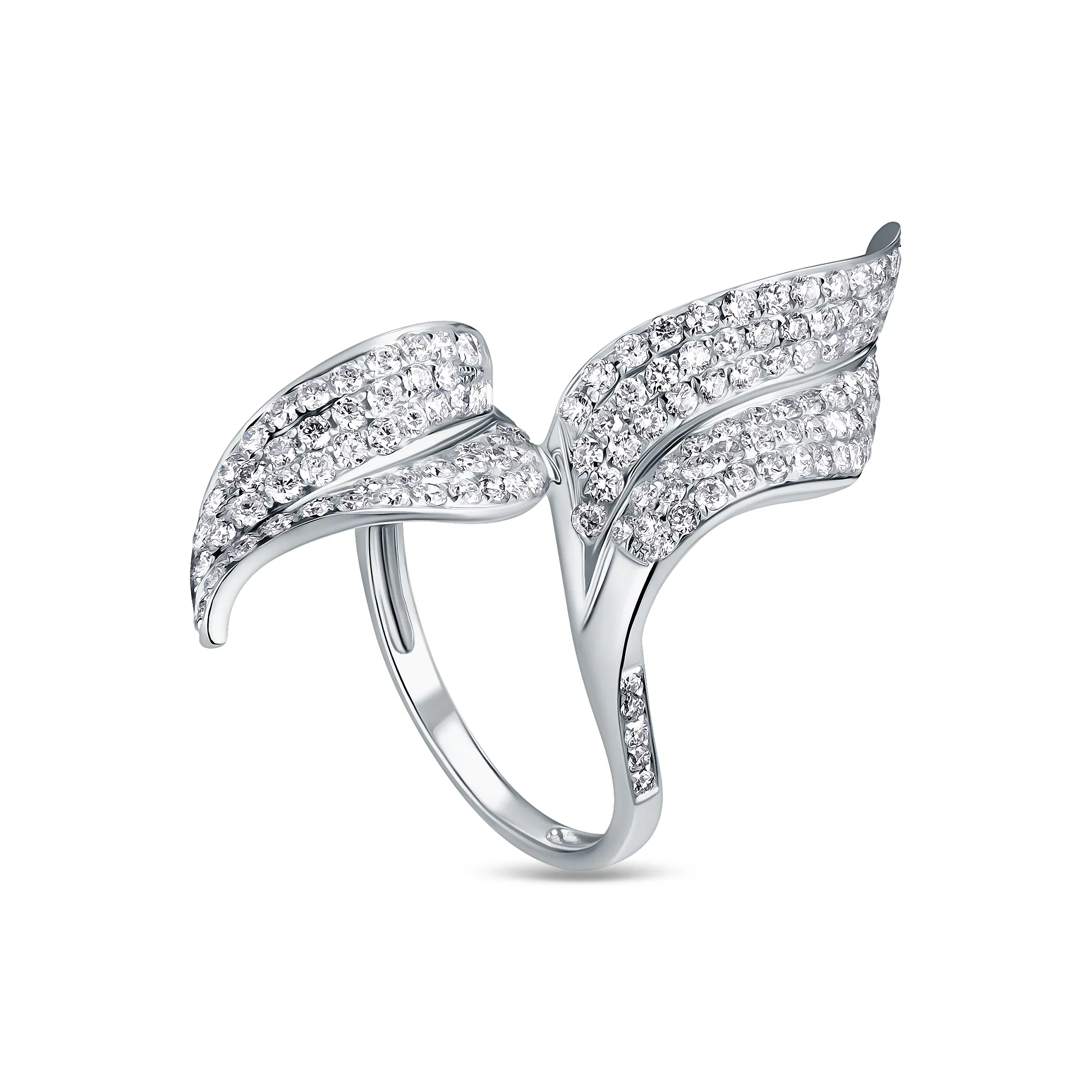 Женское кольцо из золота с бриллиантом