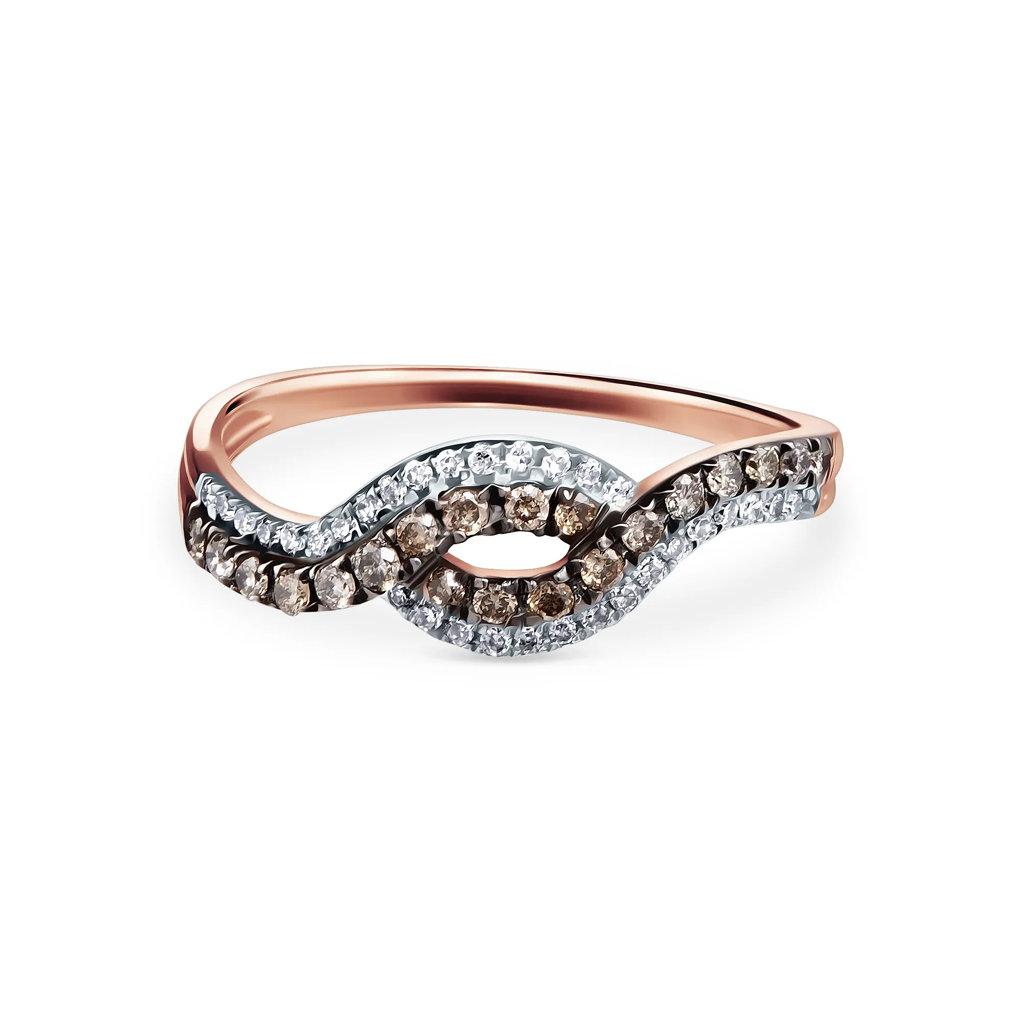 Женское кольцо из золота с бриллиантом