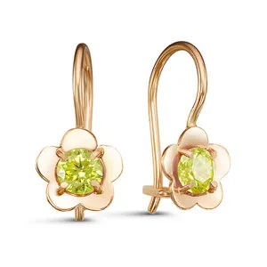 Детские серьги из золота