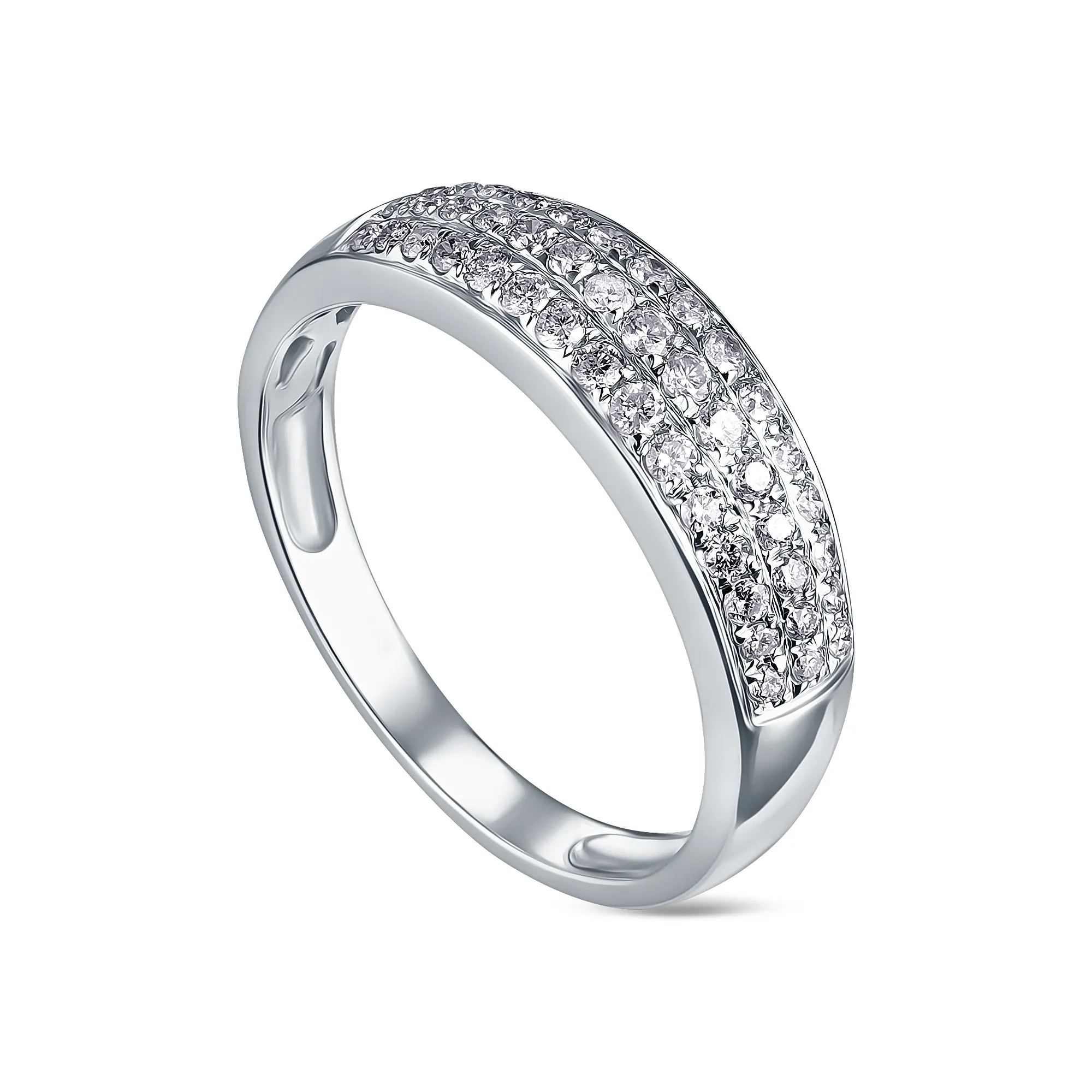 Женское кольцо из золота с бриллиантом