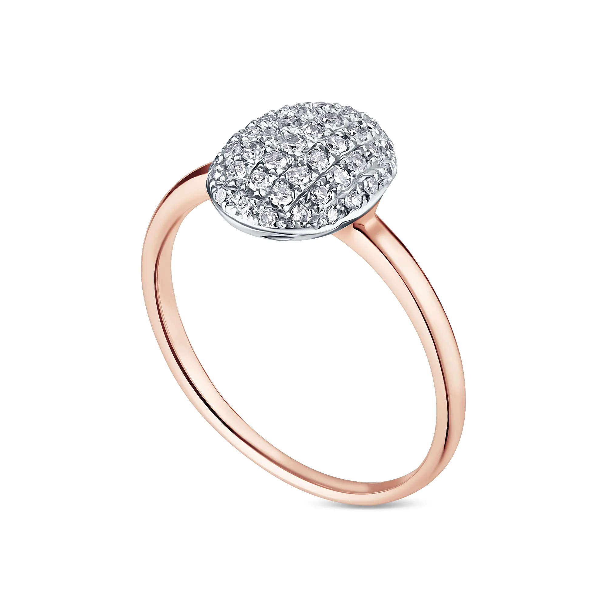 Женское кольцо из золота с бриллиантом