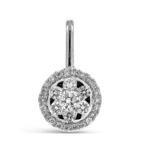 Женская подвеска из золота с бриллиантом