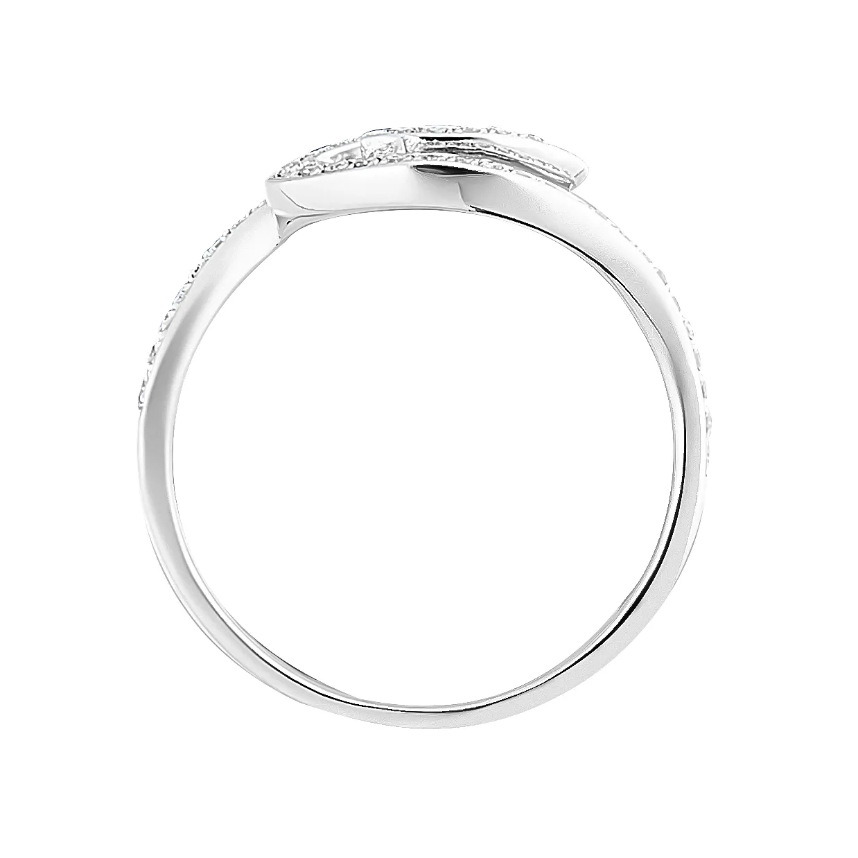 Женское кольцо из золота с бриллиантом