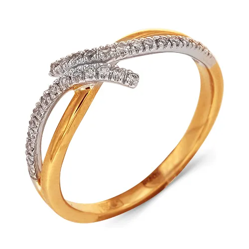 Женское кольцо из золота с бриллиантом