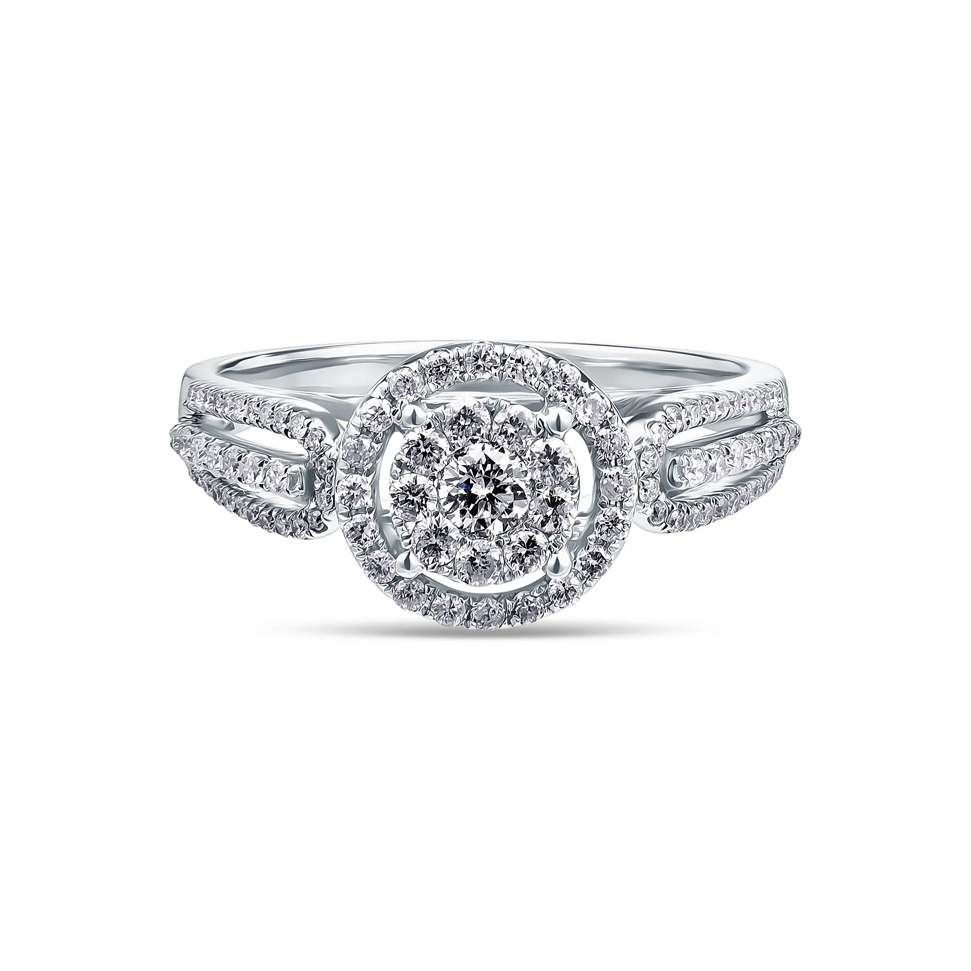 Женское кольцо из золота с бриллиантом