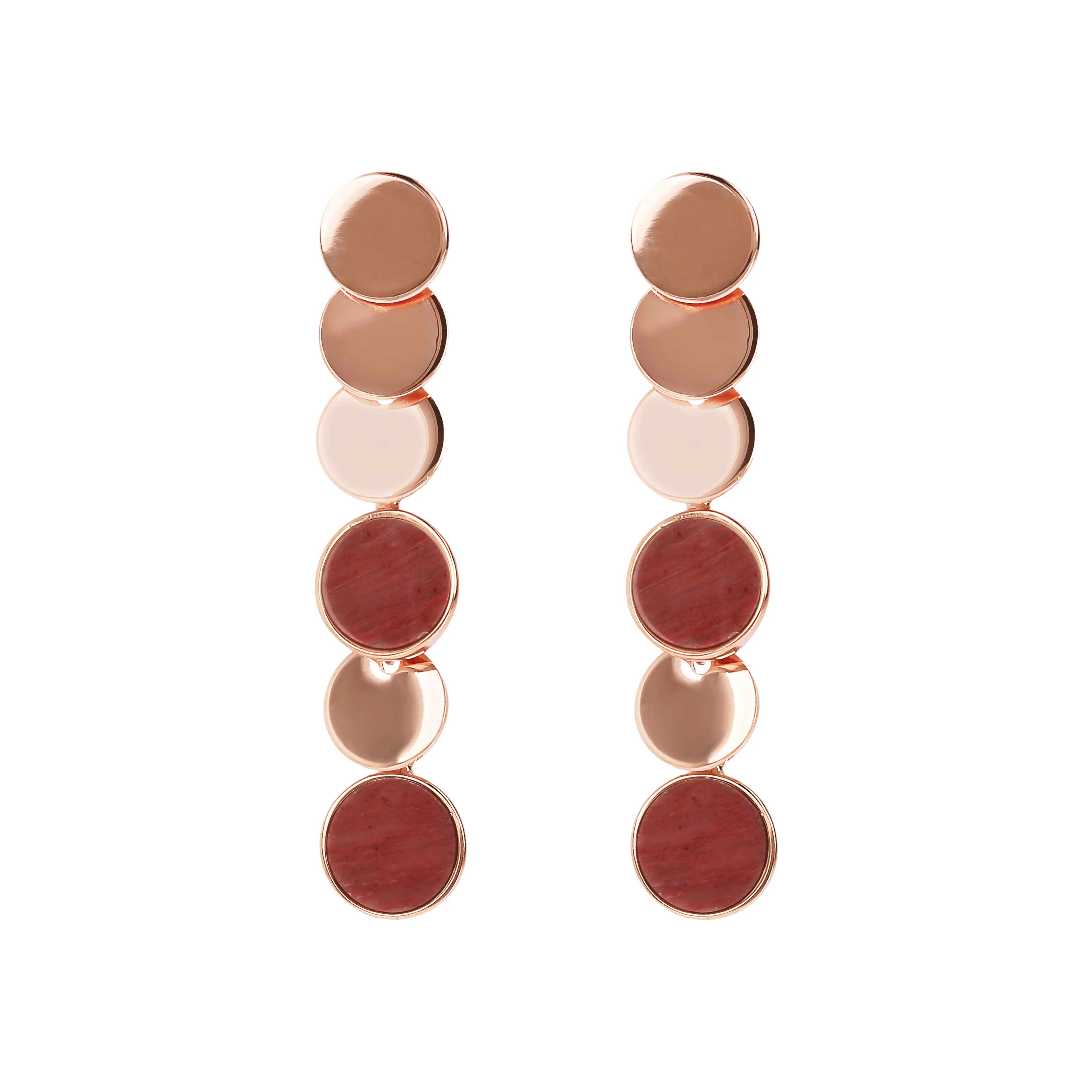 Женские серьги из бронзы Bronzallure Alba кварцем