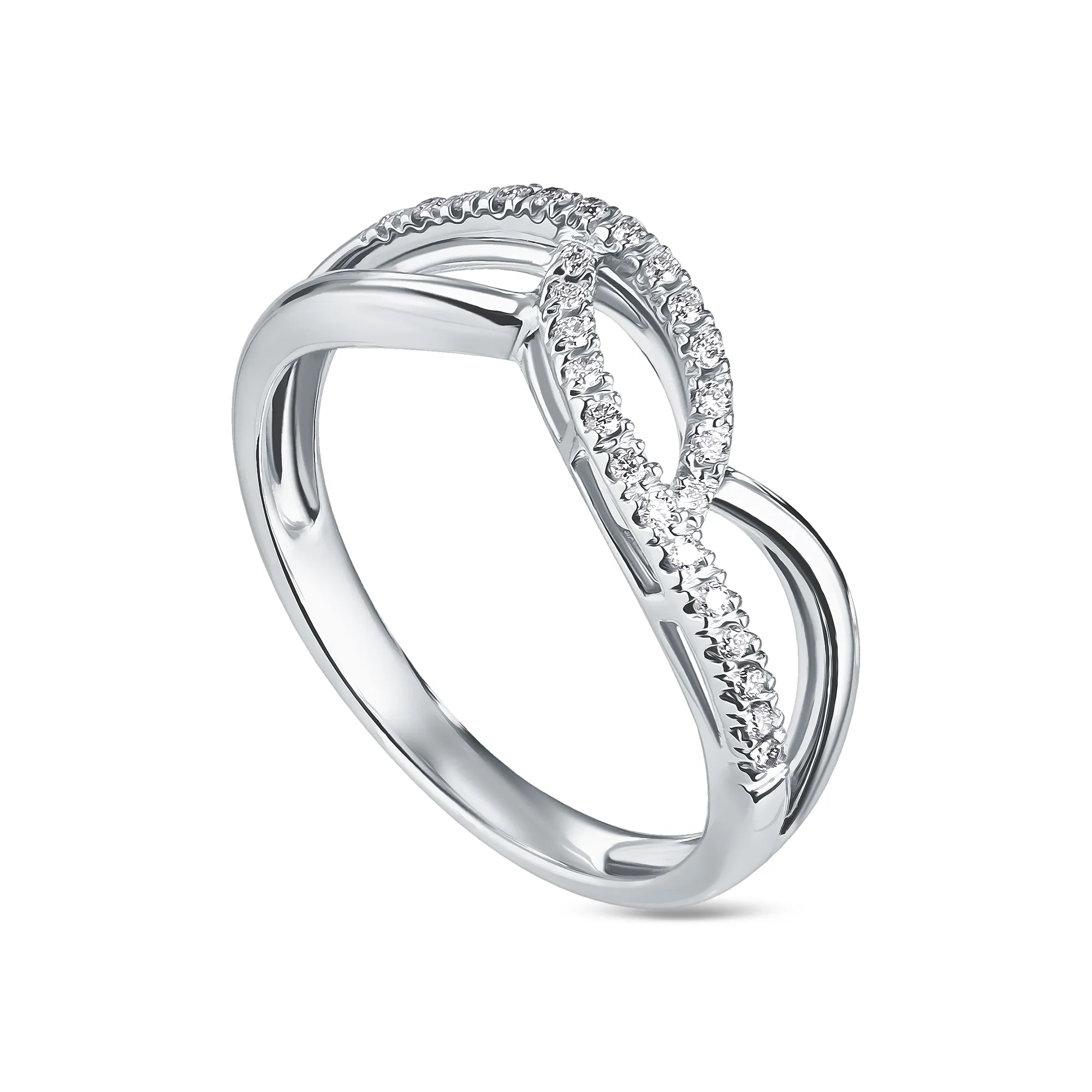 Женское кольцо из золота с бриллиантом