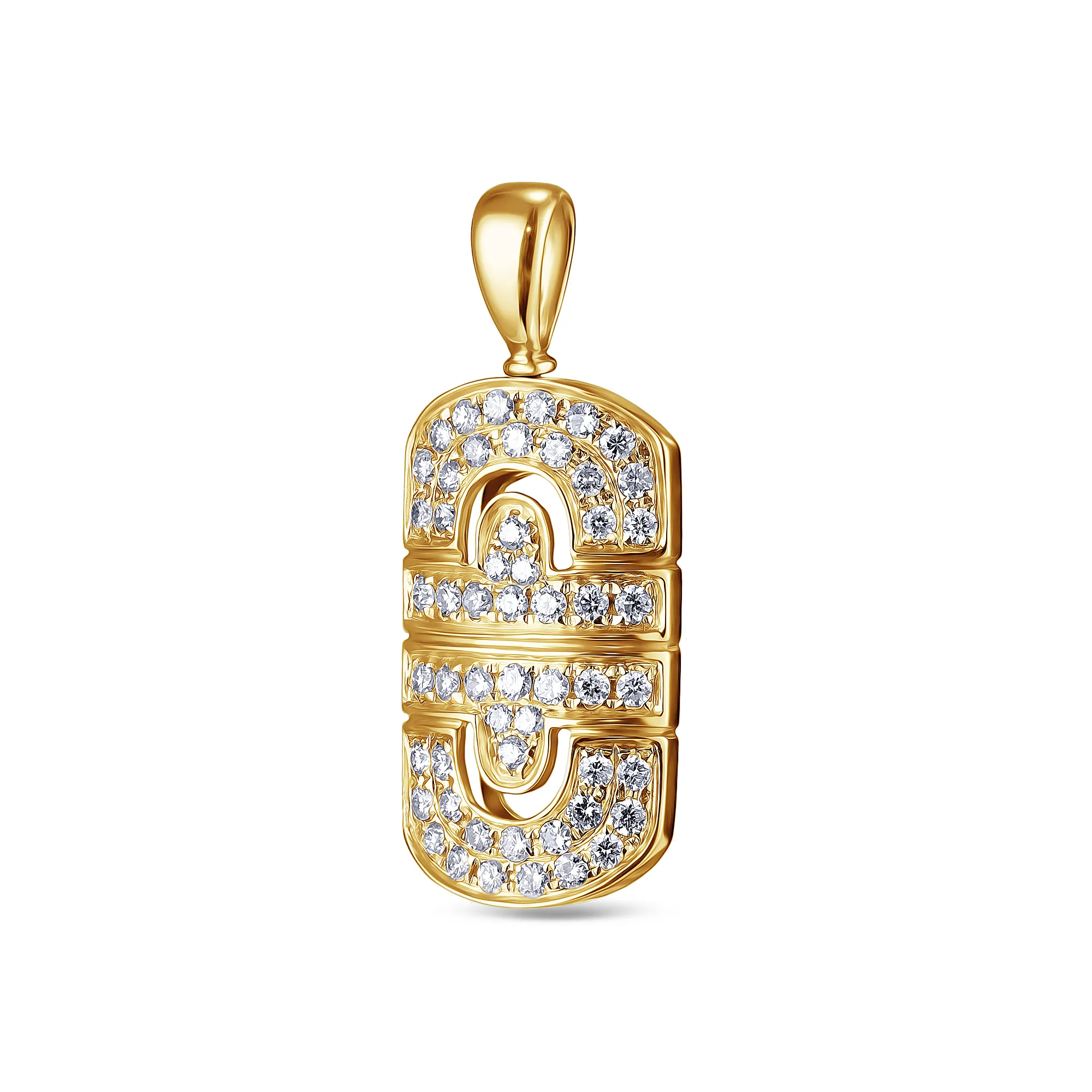 Женская подвеска из золота с бриллиантом